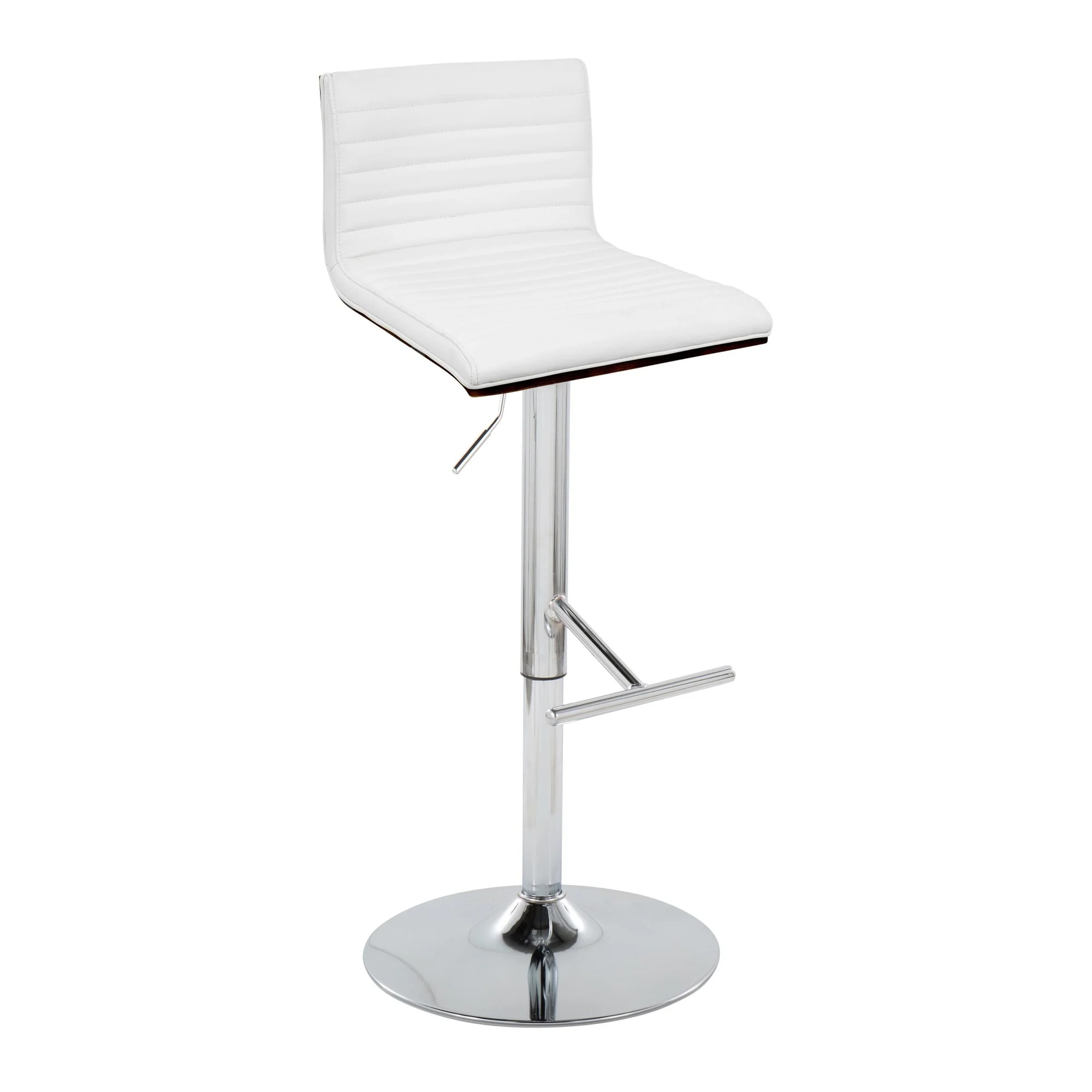 Mason Adjustable Barstool - Set of 2 Gray By LumiSource - BS-MASONPU-STRT2 CHRWLGY2 - Image 11