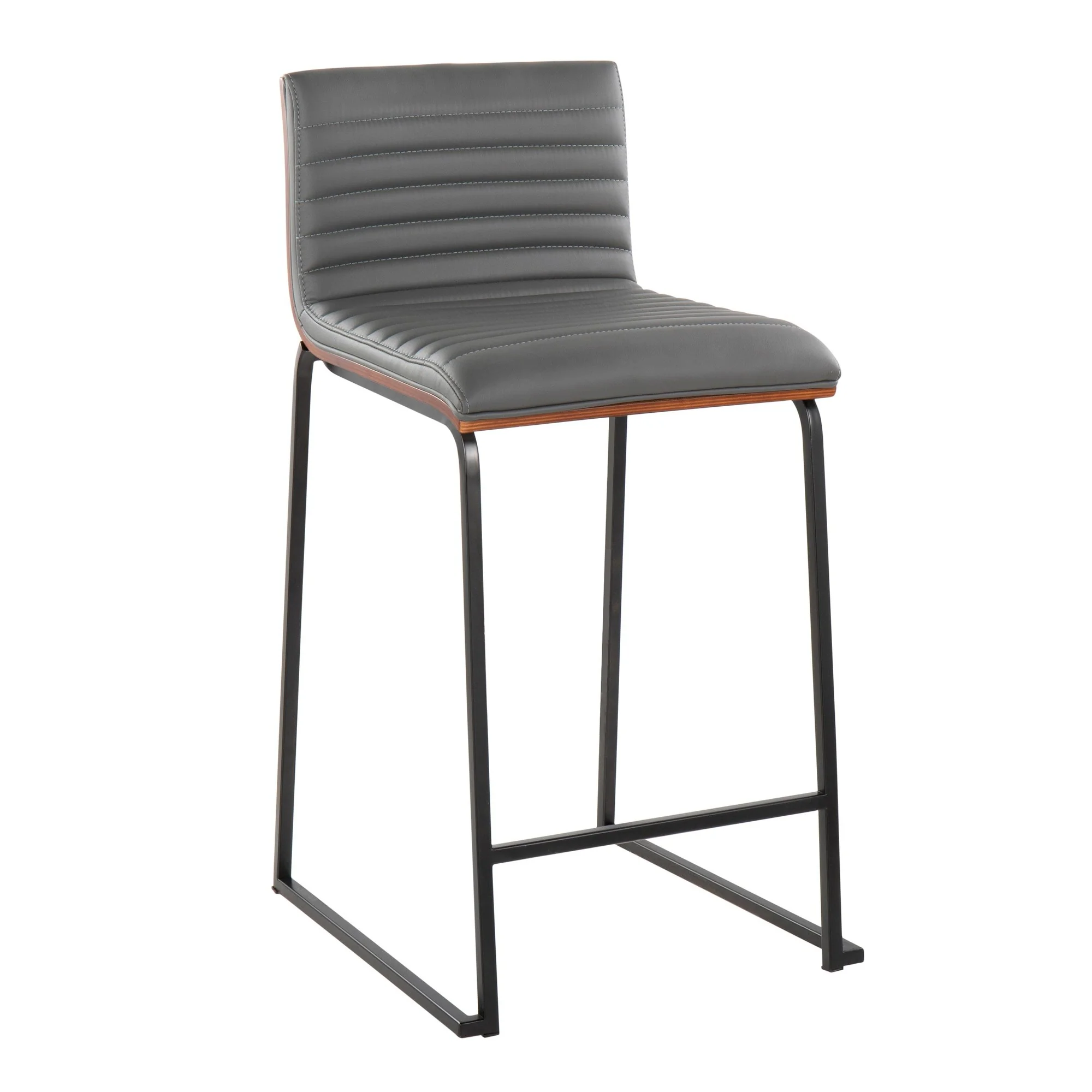 Mason Mara 26" Fixed-Height Counter Stool - Set of 2 By LumiSource - B26-MASONPU-MARA1 BKWLBK2 - Image 12