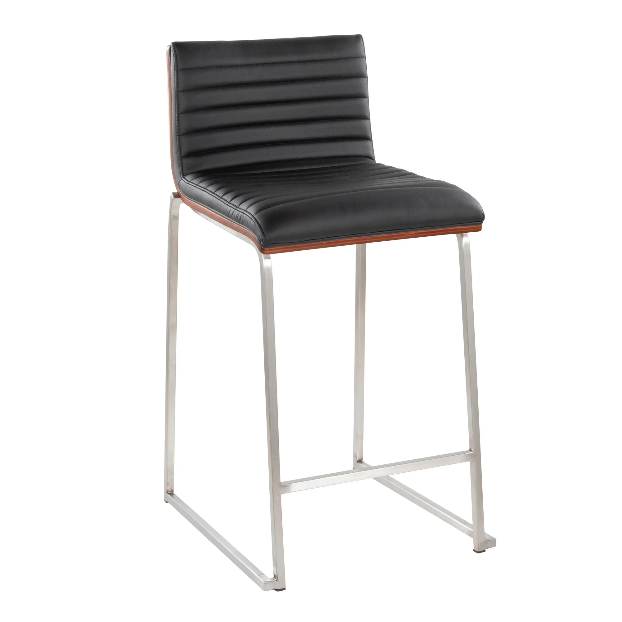 Mason Mara 26" Fixed-Height Counter Stool - Set of 2 By LumiSource - B26-MASONPU-MARA1 BKWLBK2 - Image 26