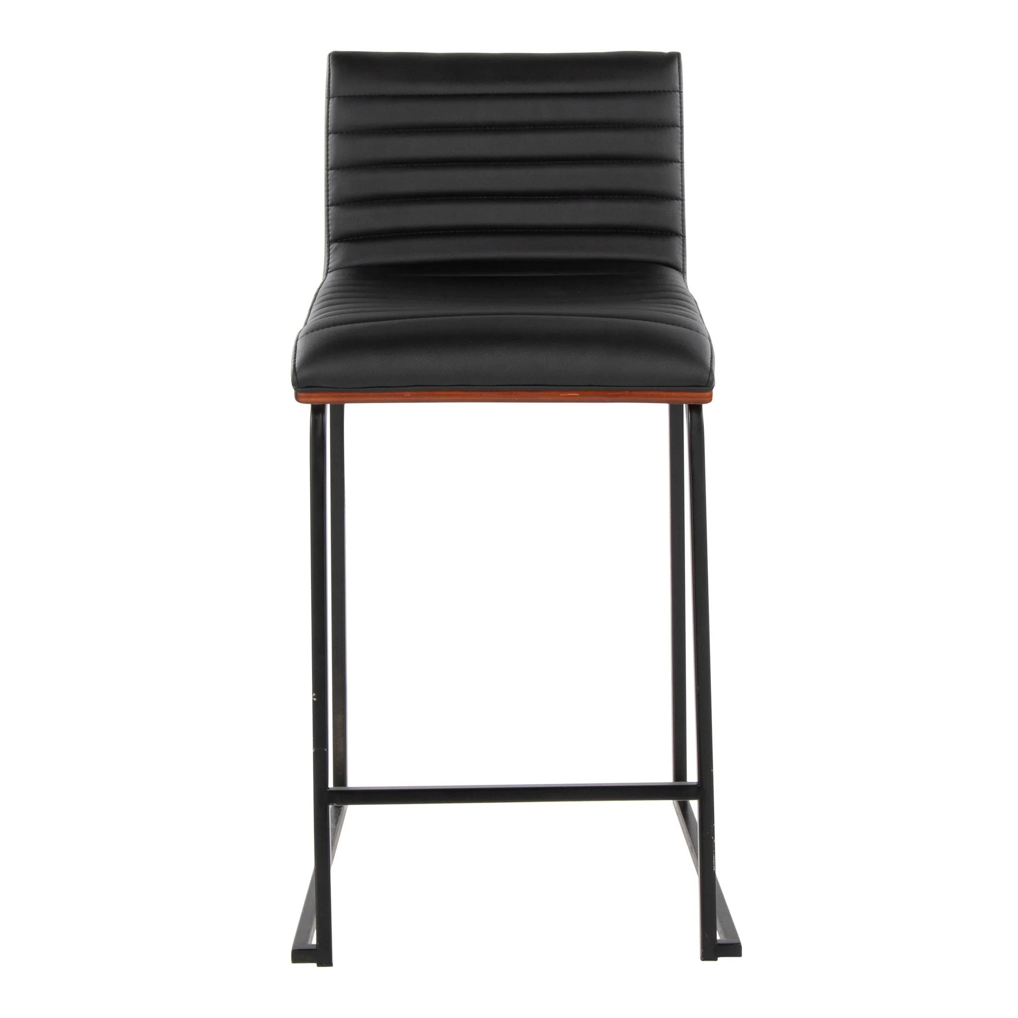 Mason Mara 26" Fixed-Height Counter Stool - Set of 2 By LumiSource - B26-MASONPU-MARA1 BKWLBK2 - Image 7