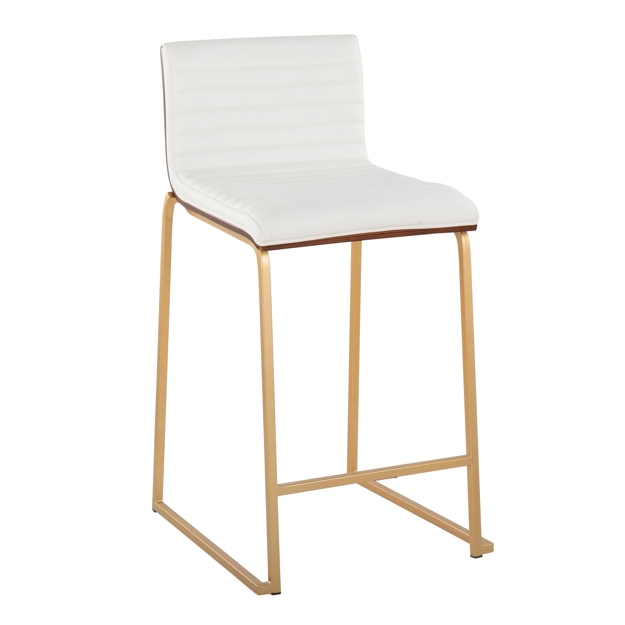 Mason Mara 26" Fixed-Height Counter Stool - Set of 2 Gray By LumiSource - Image 13
