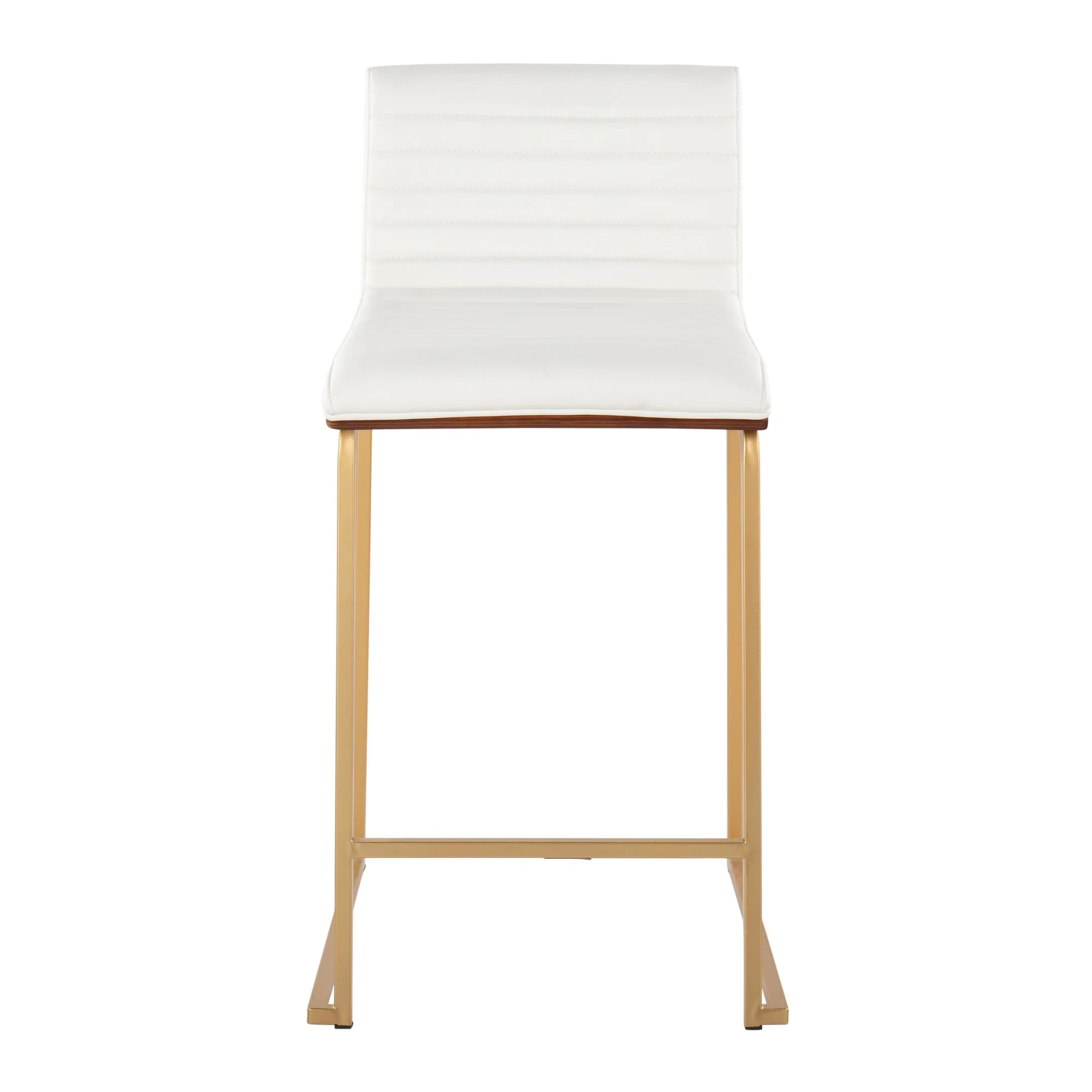 Mason Mara 26" Fixed-Height Counter Stool - Set of 2 Gray By LumiSource - Image 17