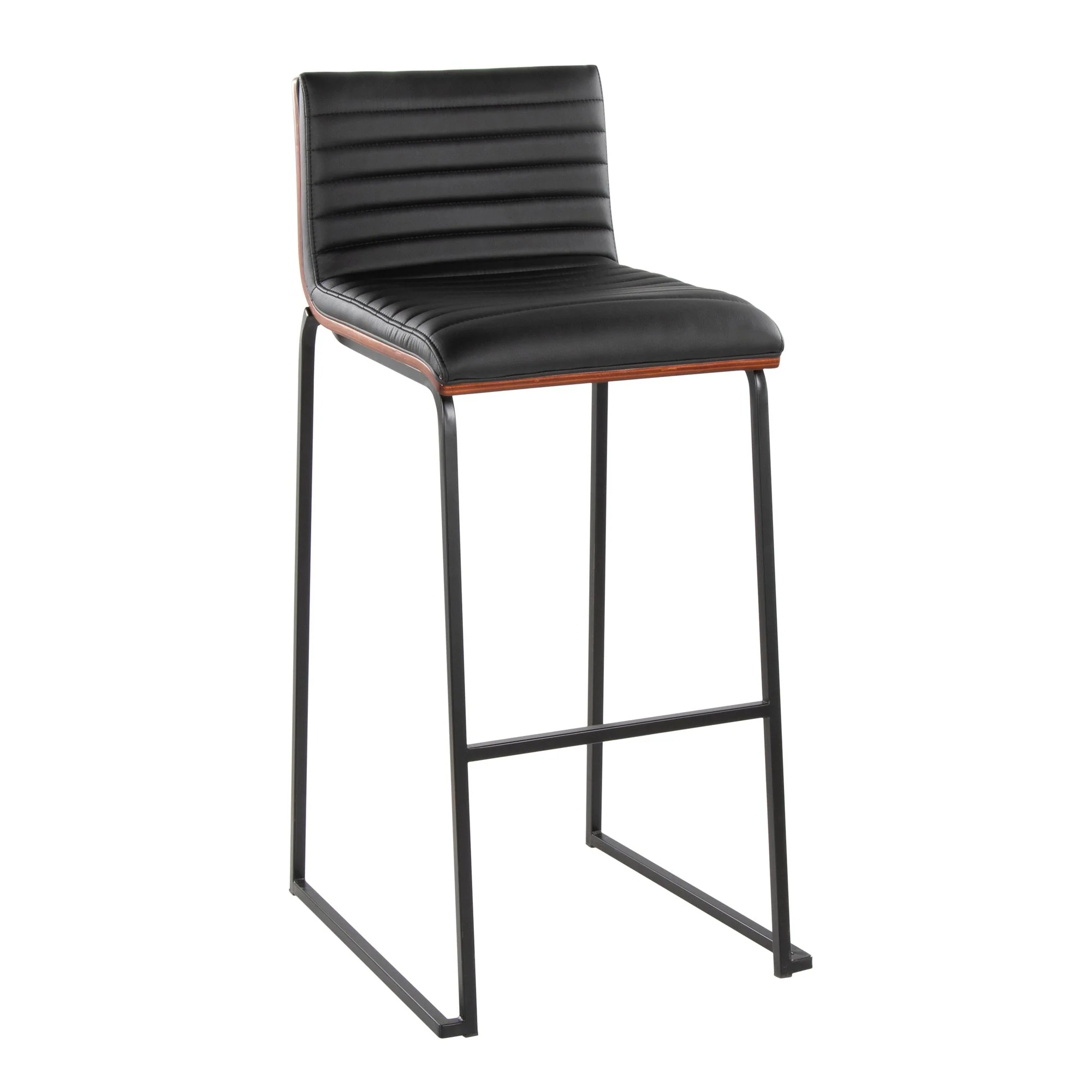 Mason Mara 30" Fixed-Height Barstool - Set of 2 By LumiSource - B30-MASONPU-MARA1 AUWLBK2 - Image 12