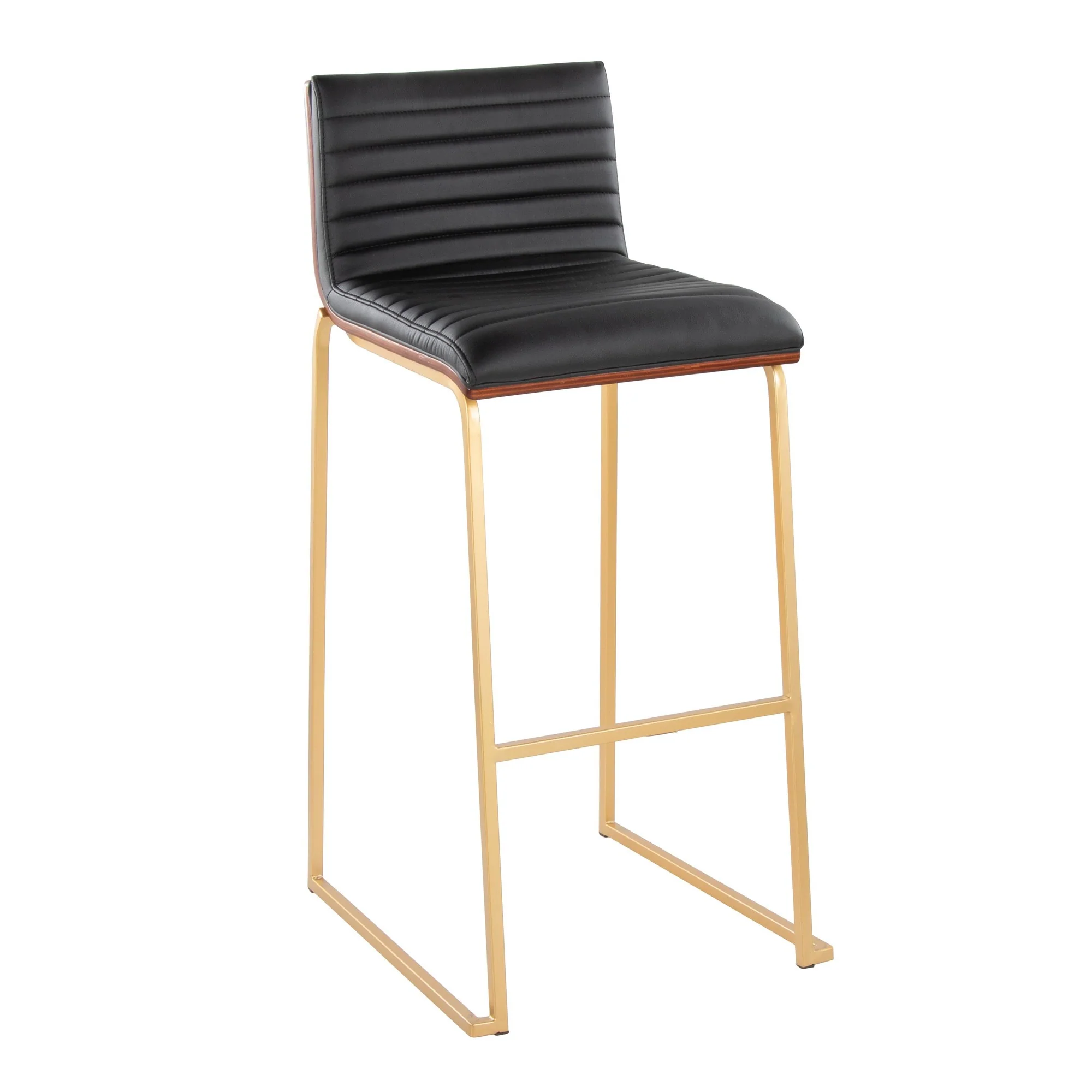 Mason Mara 30" Fixed-Height Barstool - Set of 2 By LumiSource - B30-MASONPU-MARA1 AUWLBK2 - Image 4