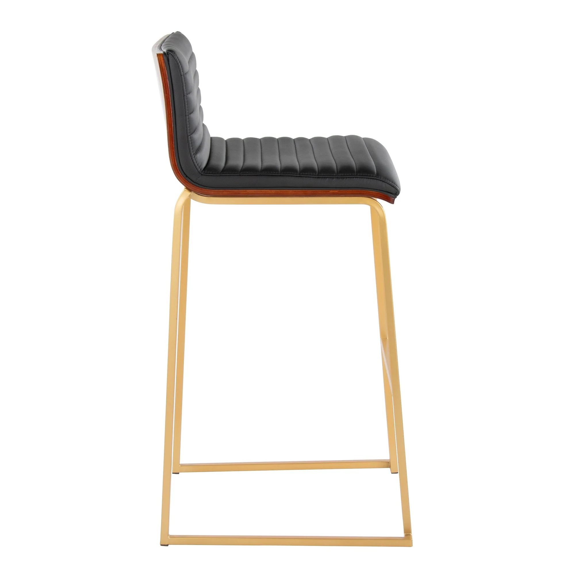 Mason Mara 30" Fixed-Height Barstool - Set of 2 By LumiSource - B30-MASONPU-MARA1 AUWLBK2 - Image 5