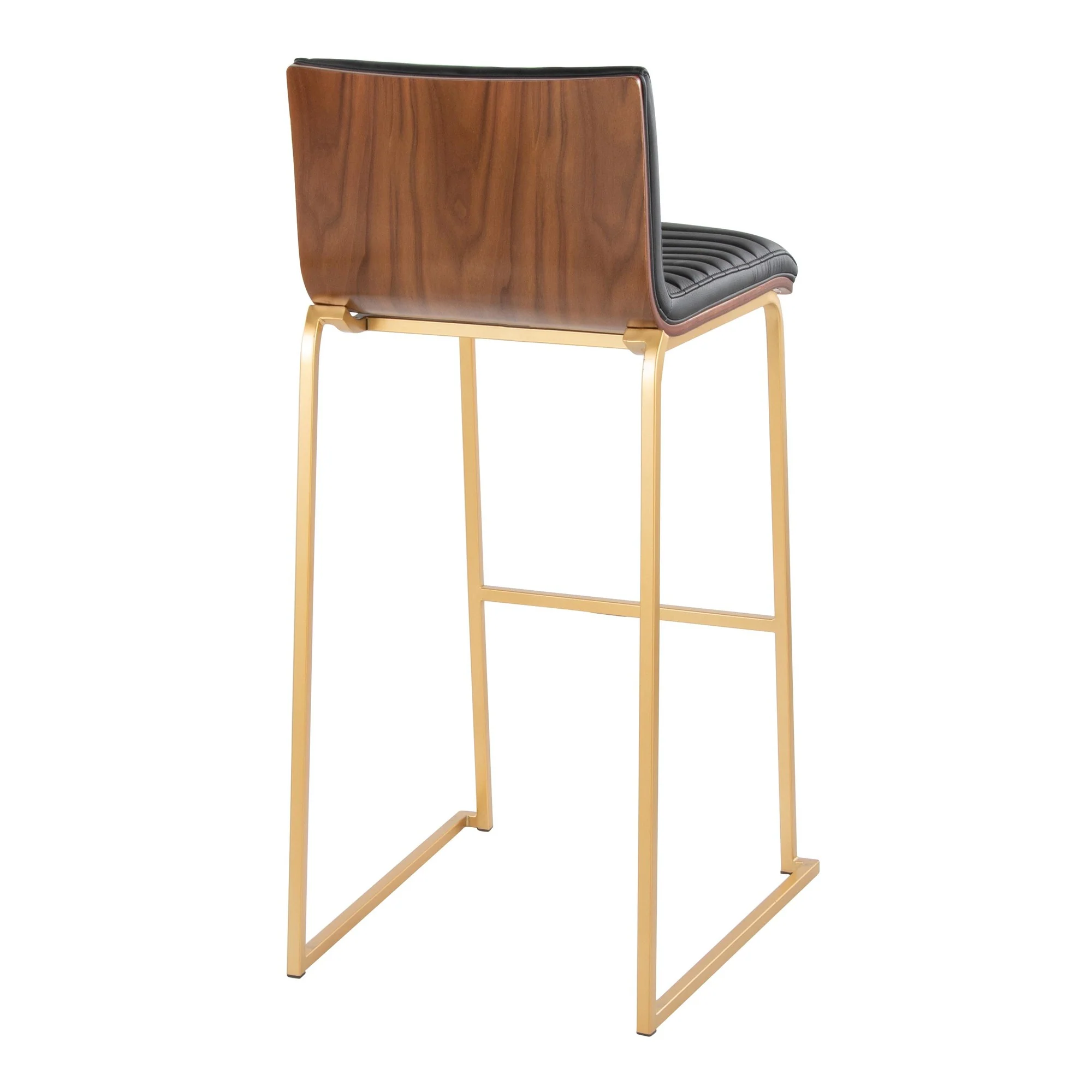 Mason Mara 30" Fixed-Height Barstool - Set of 2 By LumiSource - B30-MASONPU-MARA1 AUWLBK2 - Image 6