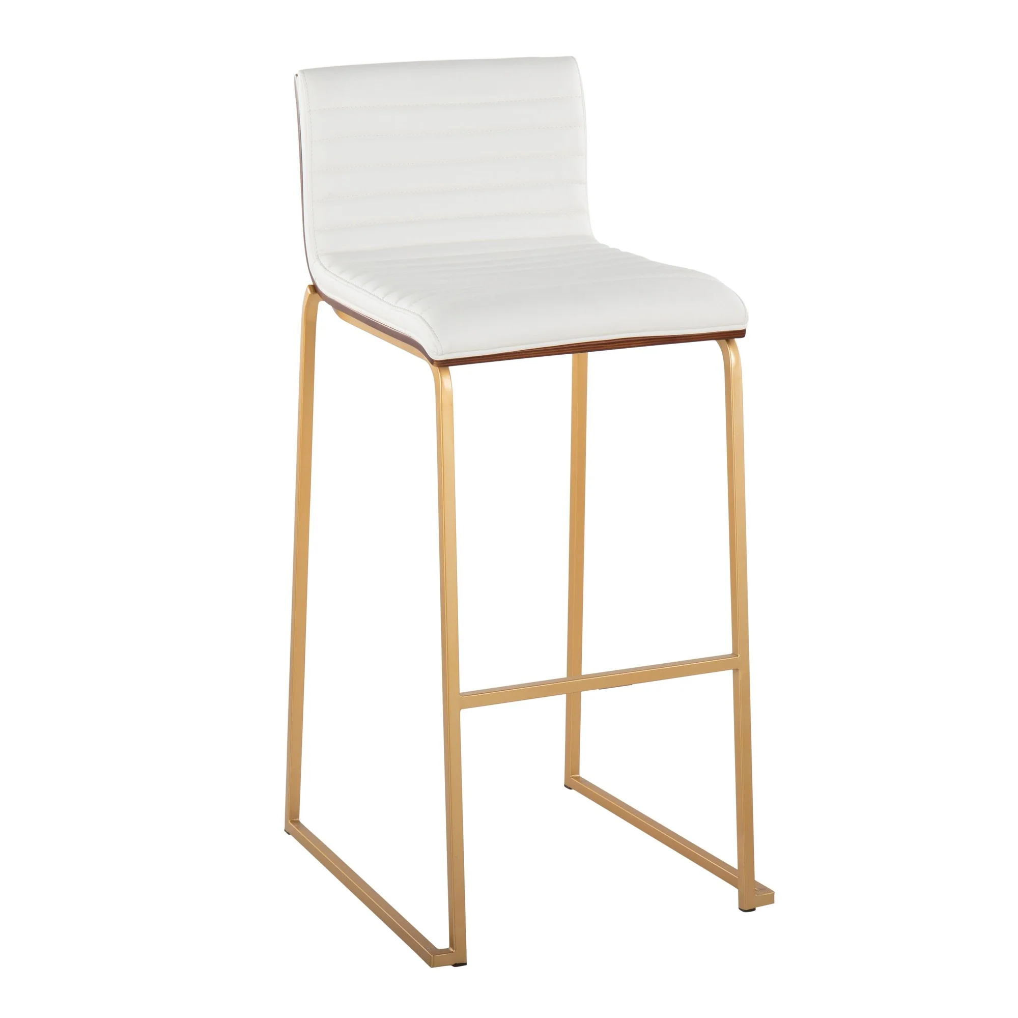 Mason Mara 30" Fixed-Height Barstool - Set of 2 Gray By LumiSource - Image 13