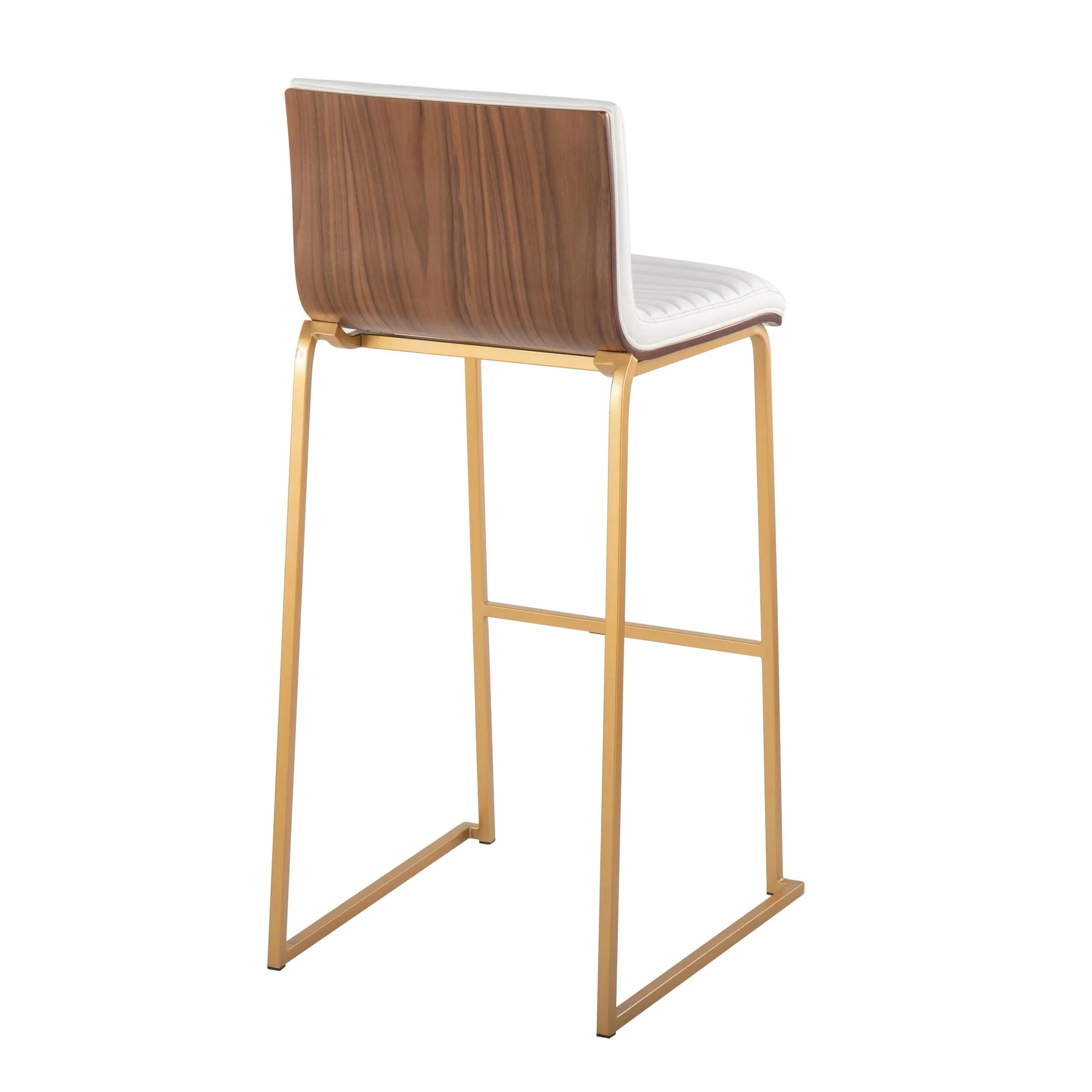 Mason Mara 30" Fixed-Height Barstool - Set of 2 Gray By LumiSource - Image 15