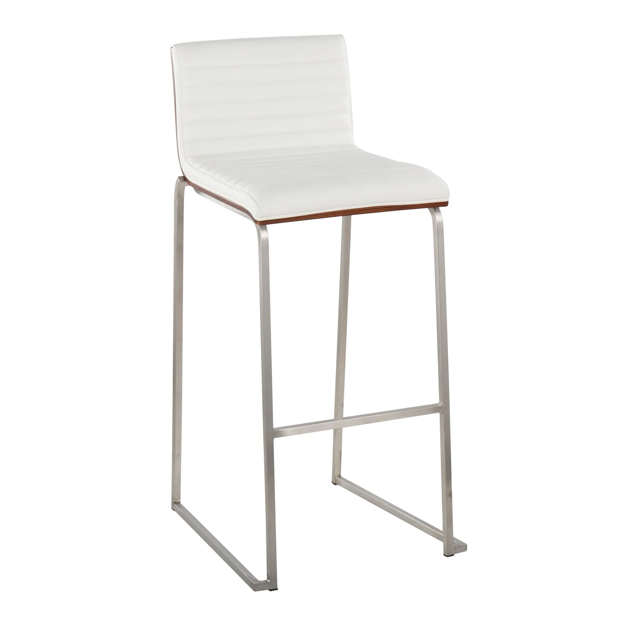 Mason Mara 30" Fixed-Height Barstool - Set of 2 Gray By LumiSource - Image 13