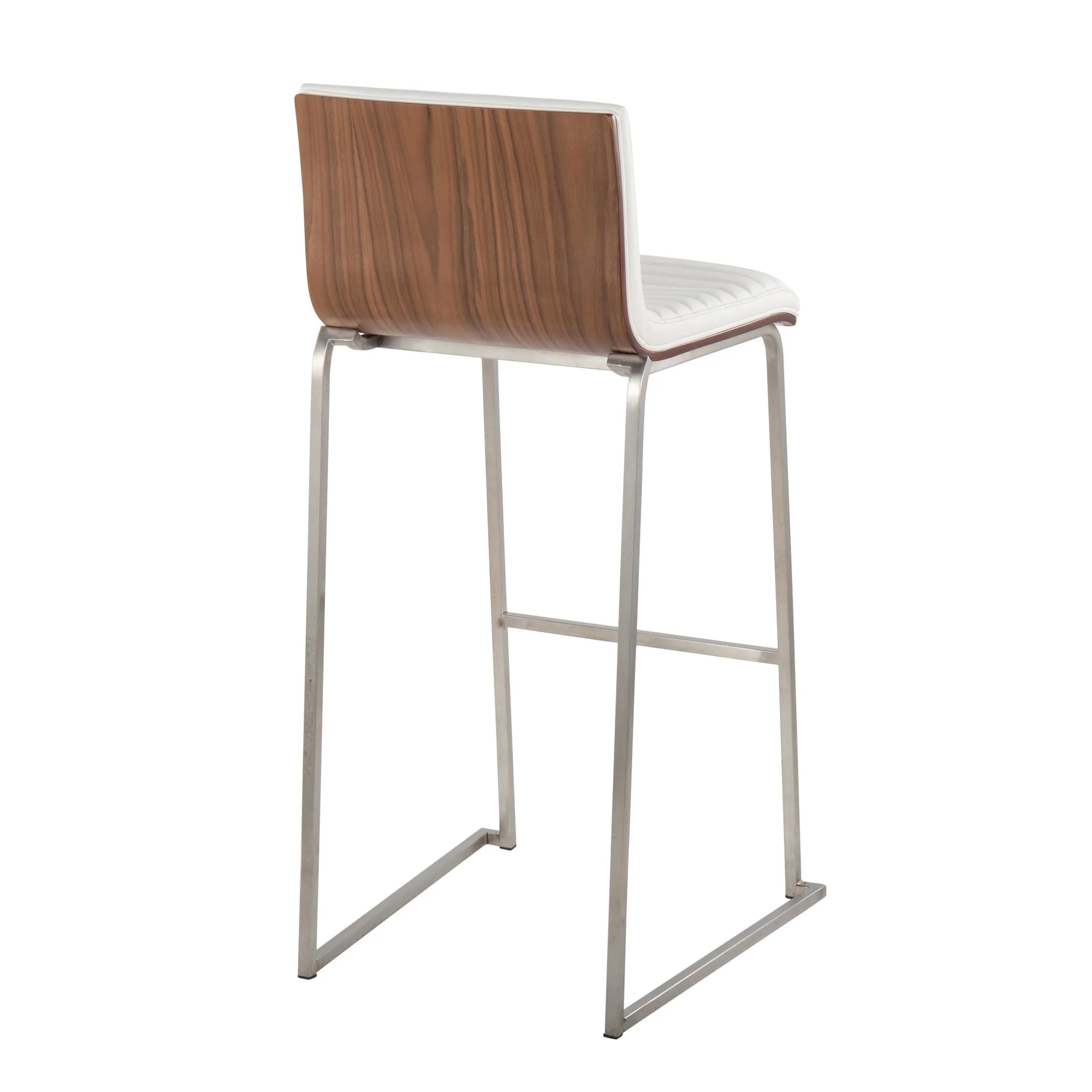 Mason Mara 30" Fixed-Height Barstool - Set of 2 Gray By LumiSource - Image 15