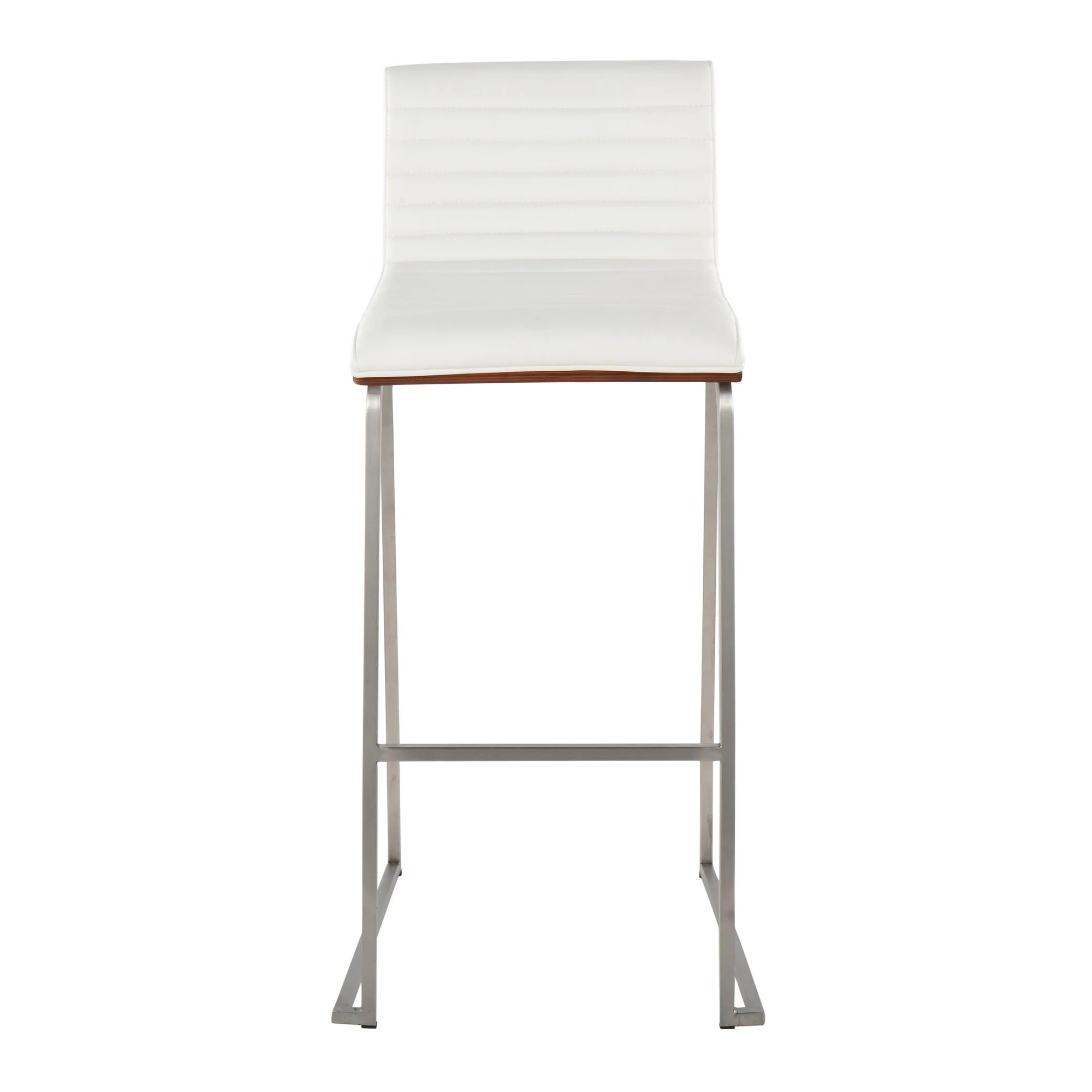 Mason Mara 30" Fixed-Height Barstool - Set of 2 Gray By LumiSource - Image 17
