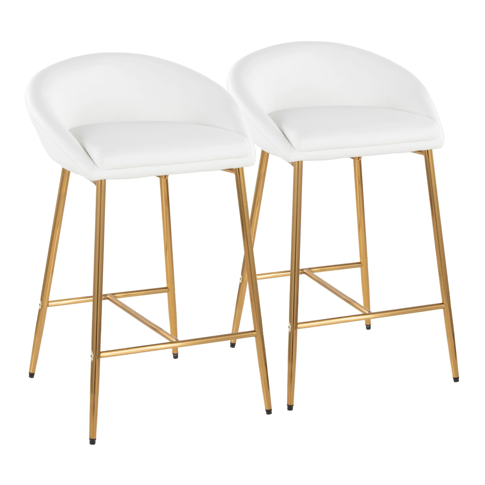 Matisse 26" Fixed-Height Counter Stool - Set of 2 By LumiSource - B26-MATSEPU AUW2 - Image 3