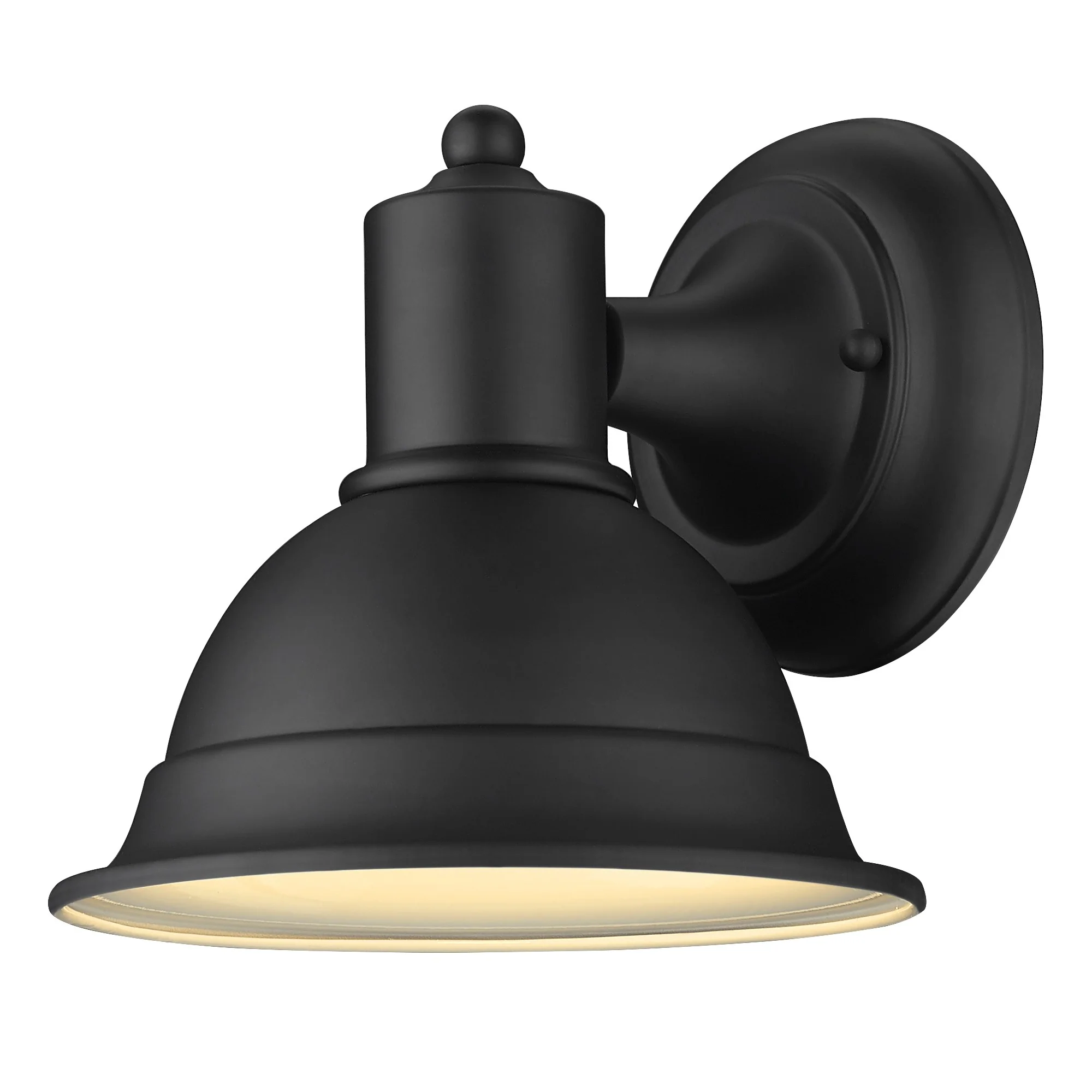 Matte Black Aluminum Wall Sconce By Homeroots - Image 2