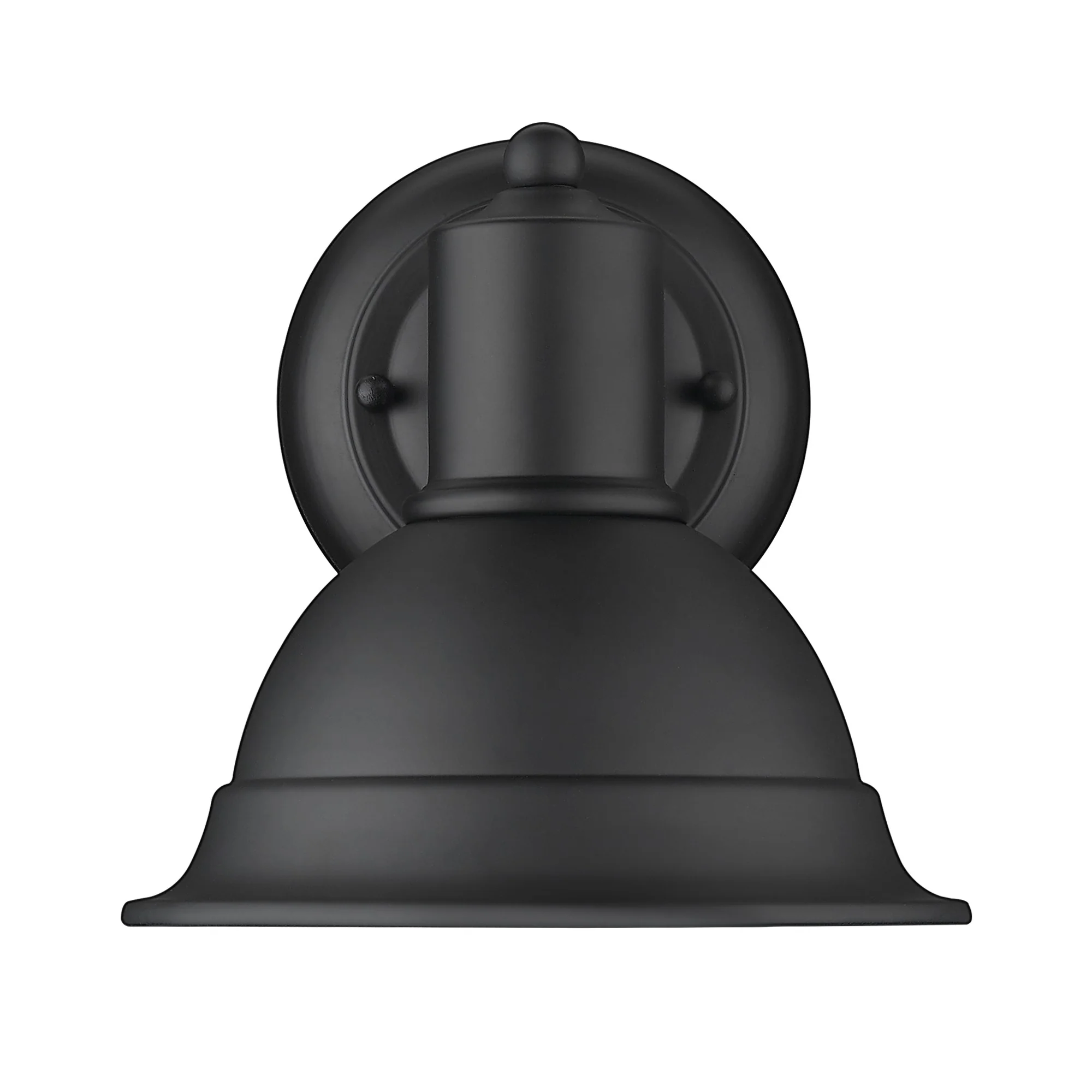 Matte Black Aluminum Wall Sconce By Homeroots - Image 3