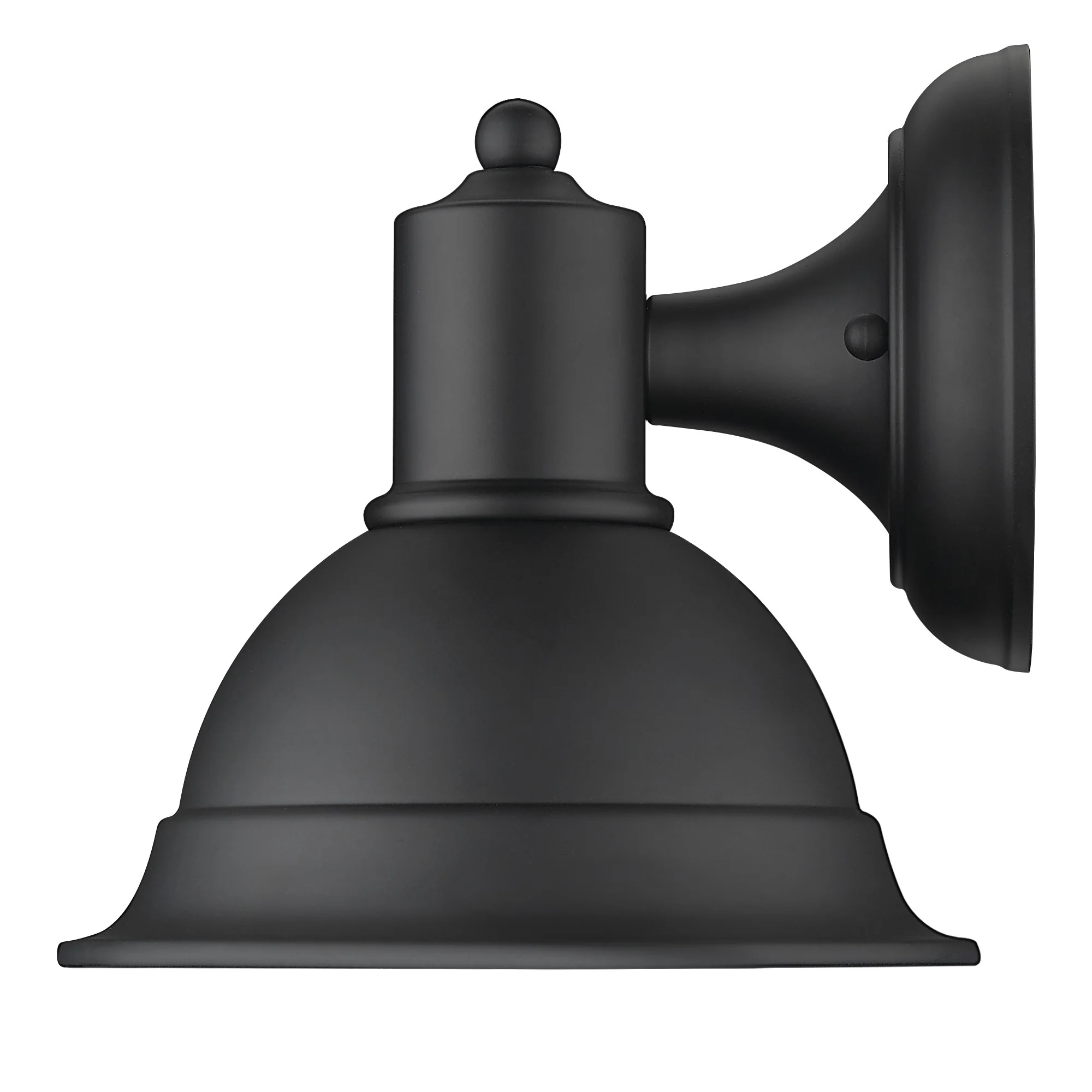 Matte Black Aluminum Wall Sconce By Homeroots - Image 4