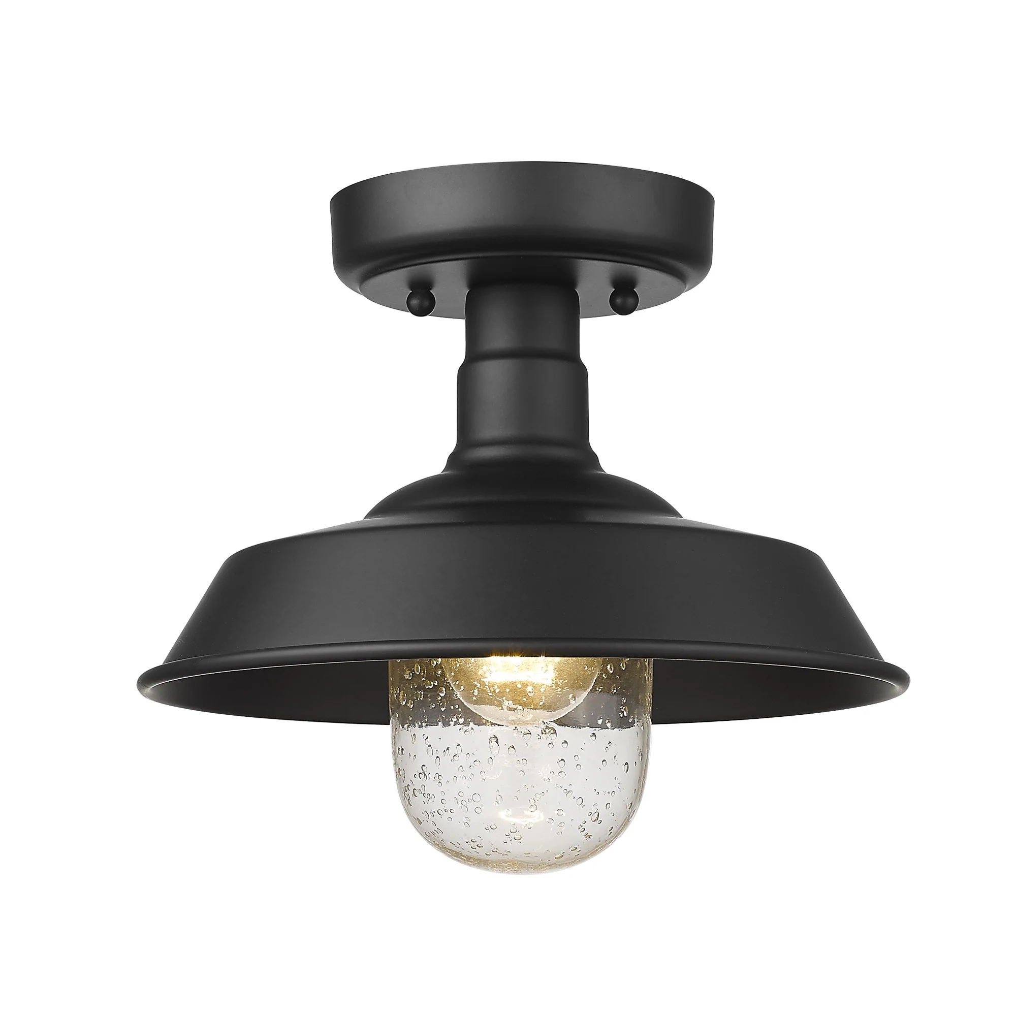 Matte Black Shallow Plate Adjustable Pendant Light By Homeroots - Image 6