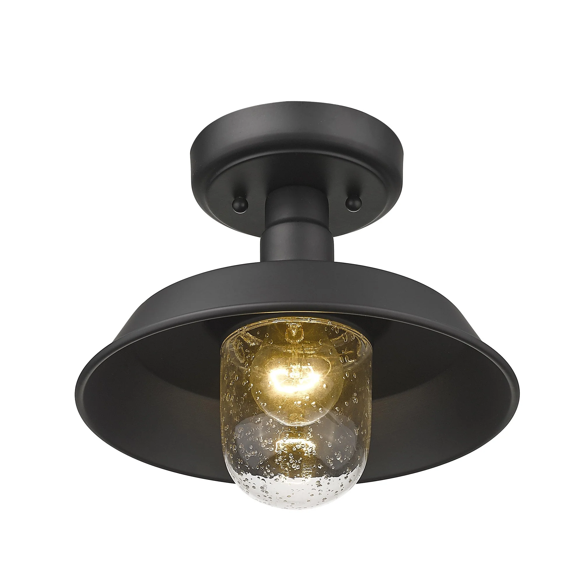Matte Black Shallow Plate Adjustable Pendant Light By Homeroots - Image 7