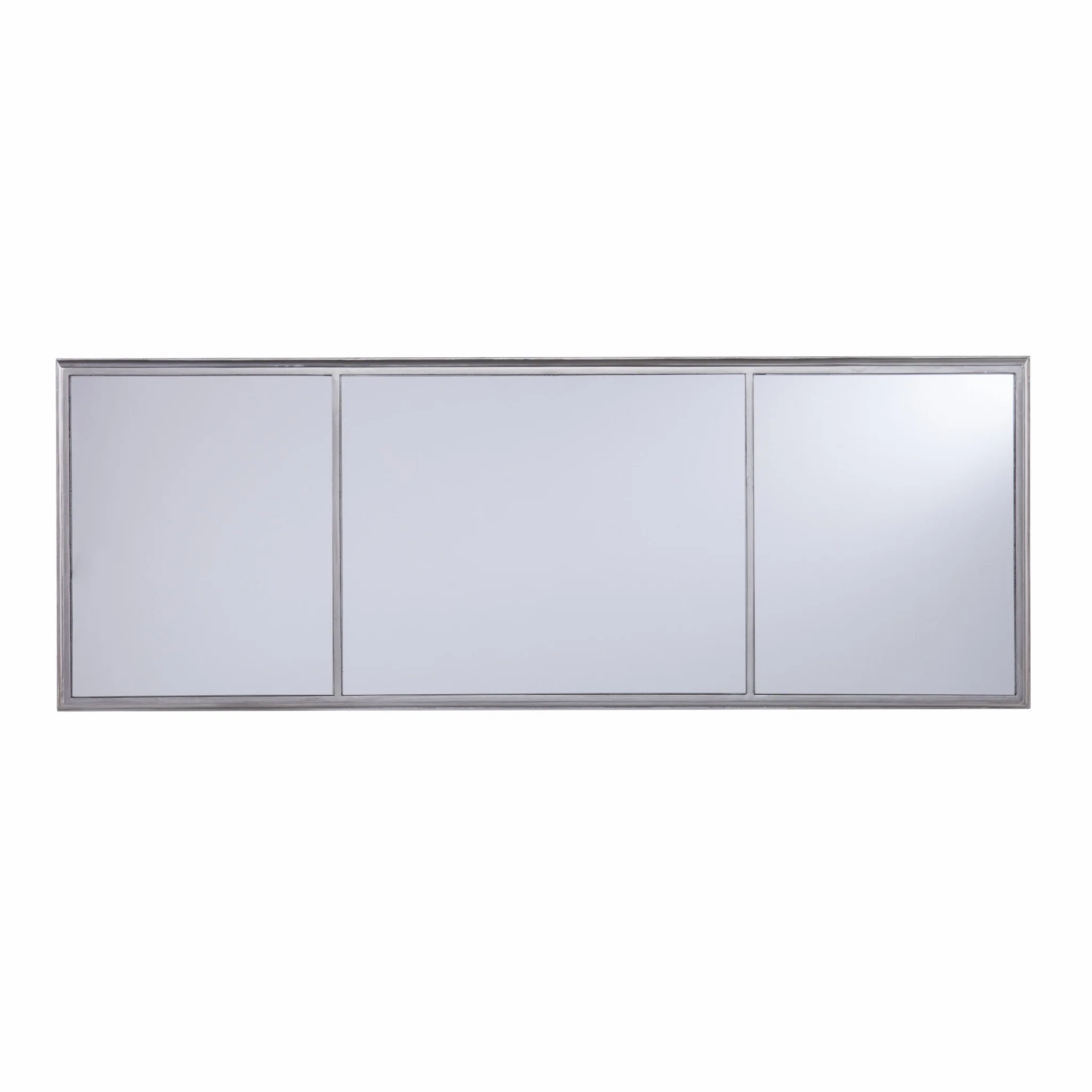 Matte Silver Mirrored Desk By Homeroots - Image 9
