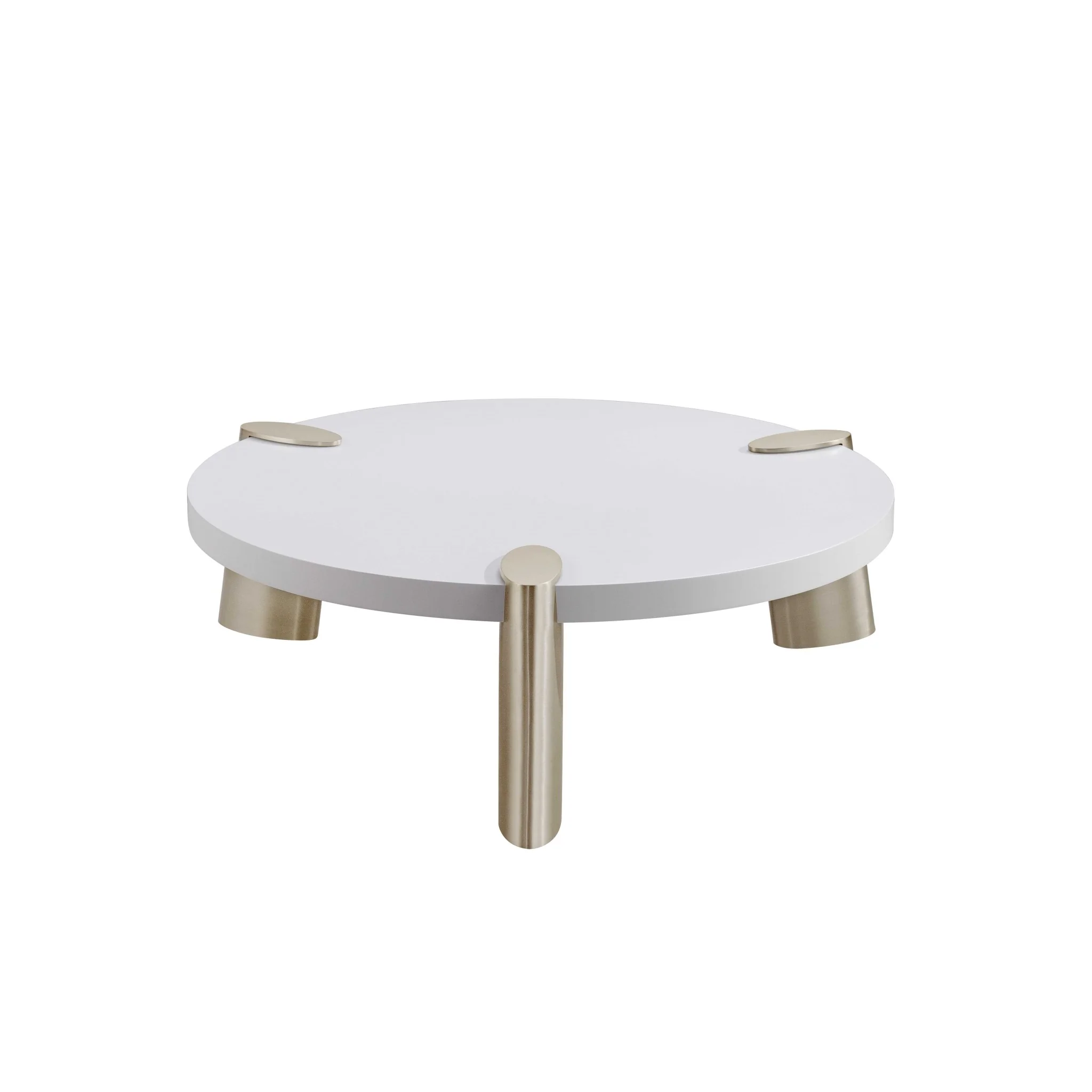 Matte White Finish Coffee Table By Homeroots - Image 2