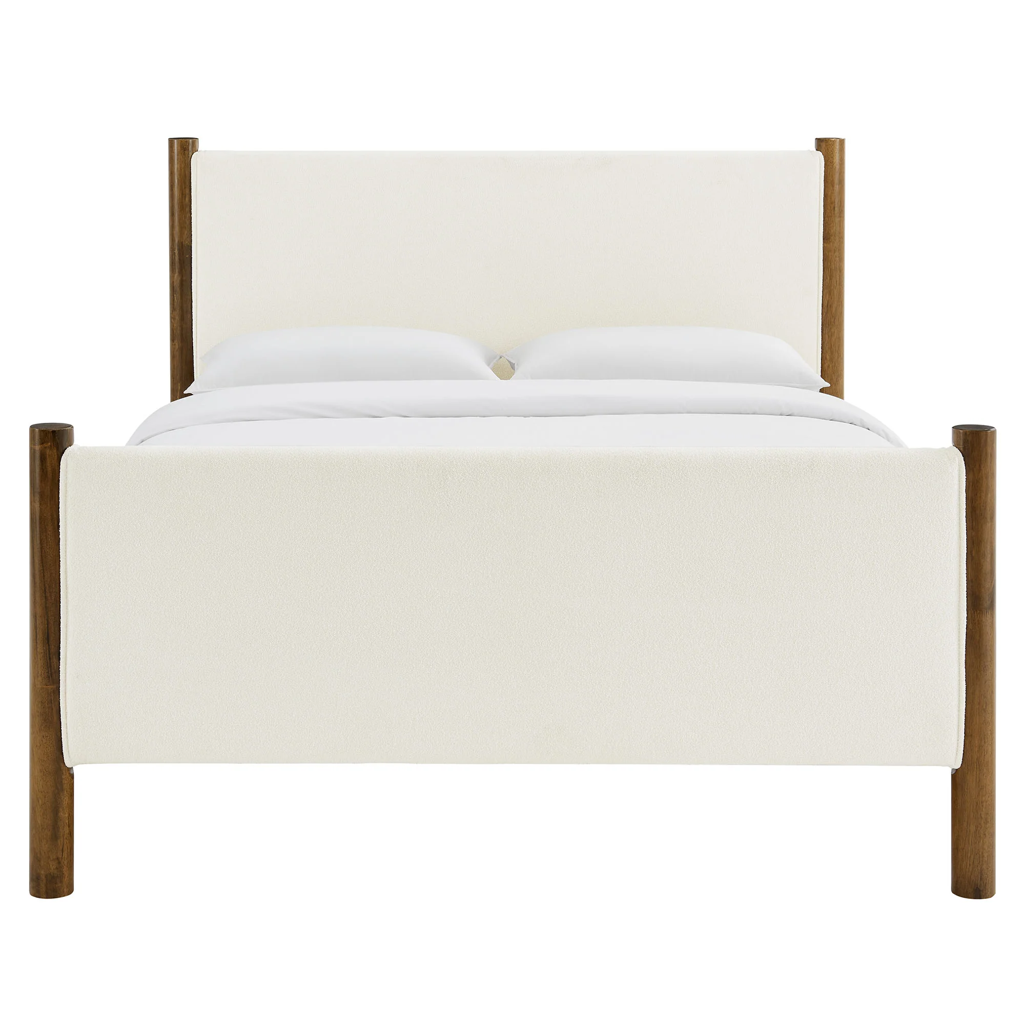 Maven Full Size Boucle Upholstered Platform Bed by Modway - Image 13