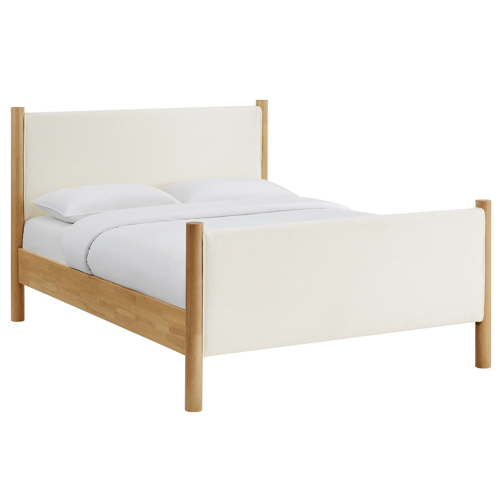 Maven Full Size Boucle Upholstered Platform Bed by Modway - Image 2