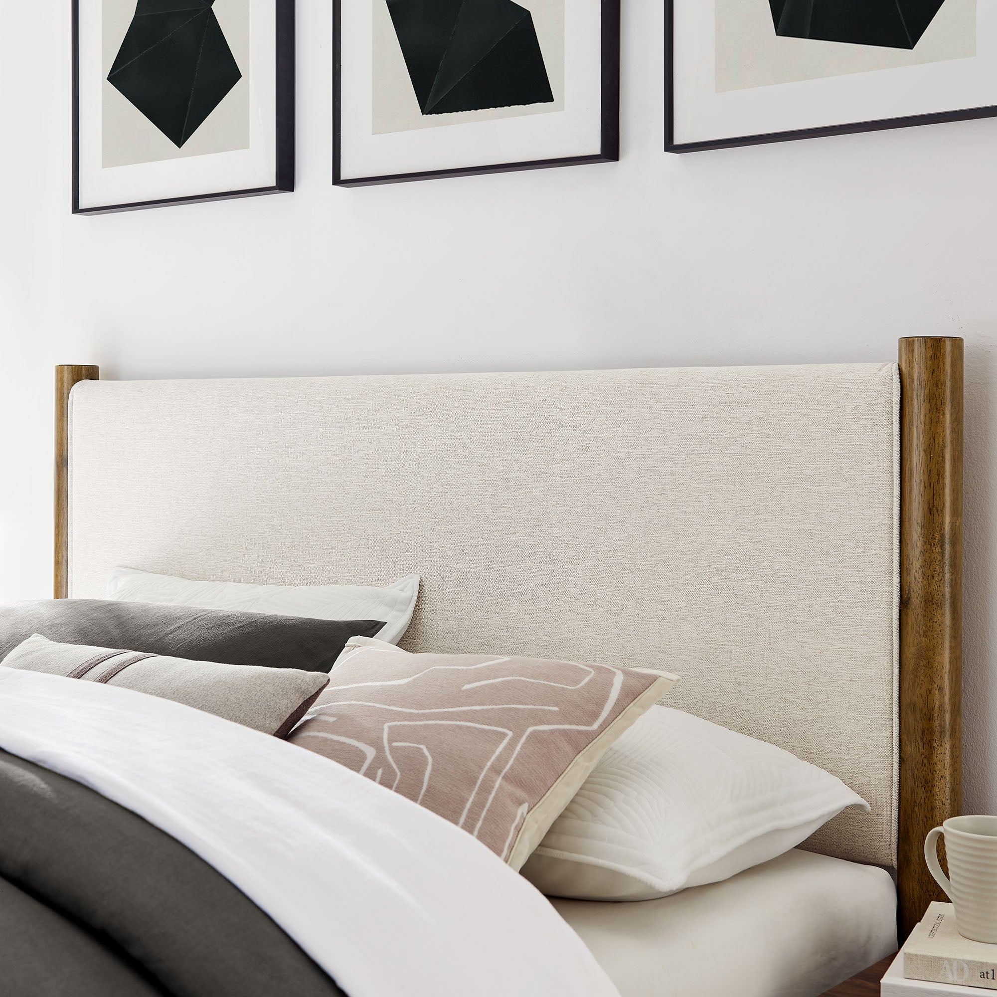 Maven Full Size Fabric Upholstered Platform Bed by Modway - Image 15