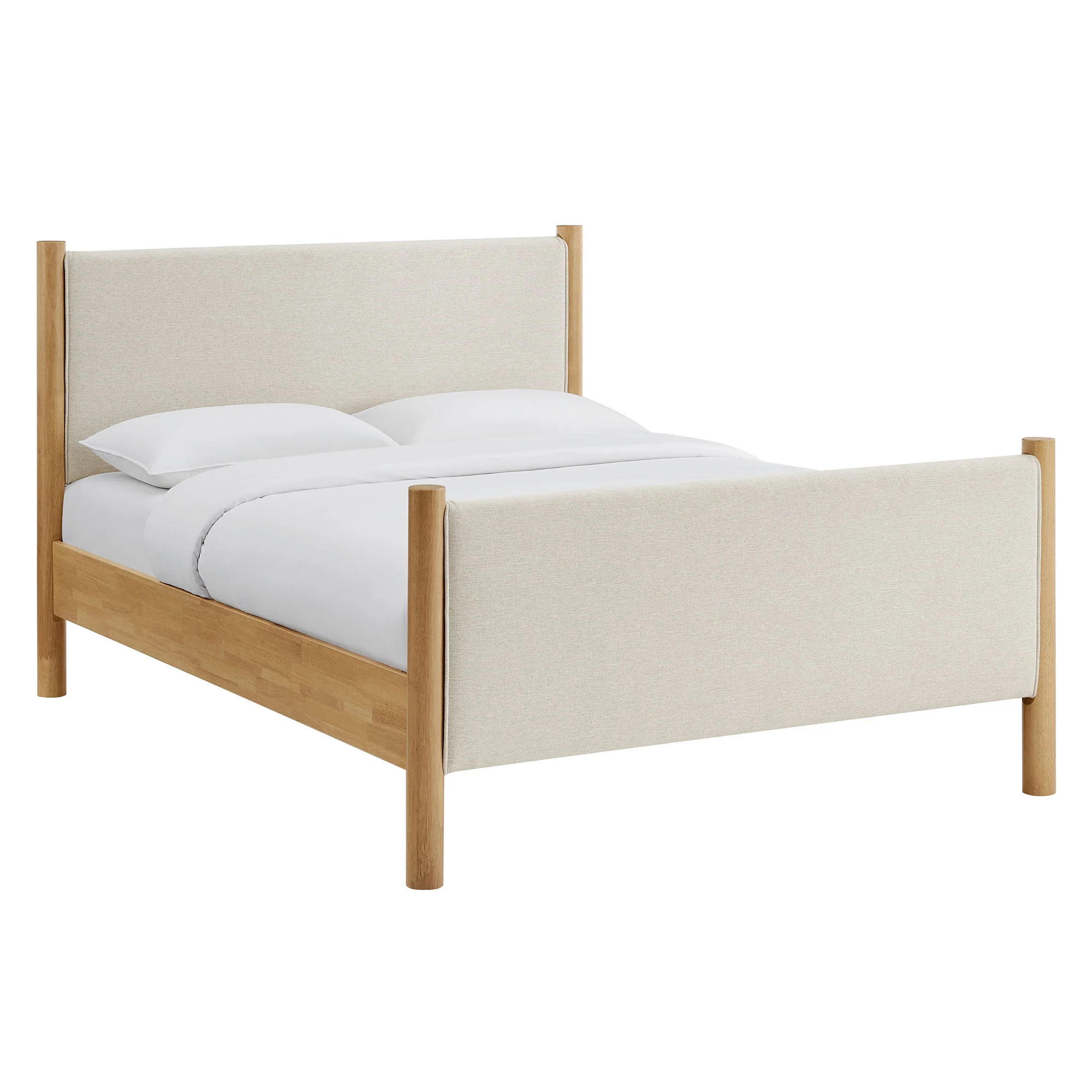 Maven Full Size Fabric Upholstered Platform Bed by Modway - Image 2