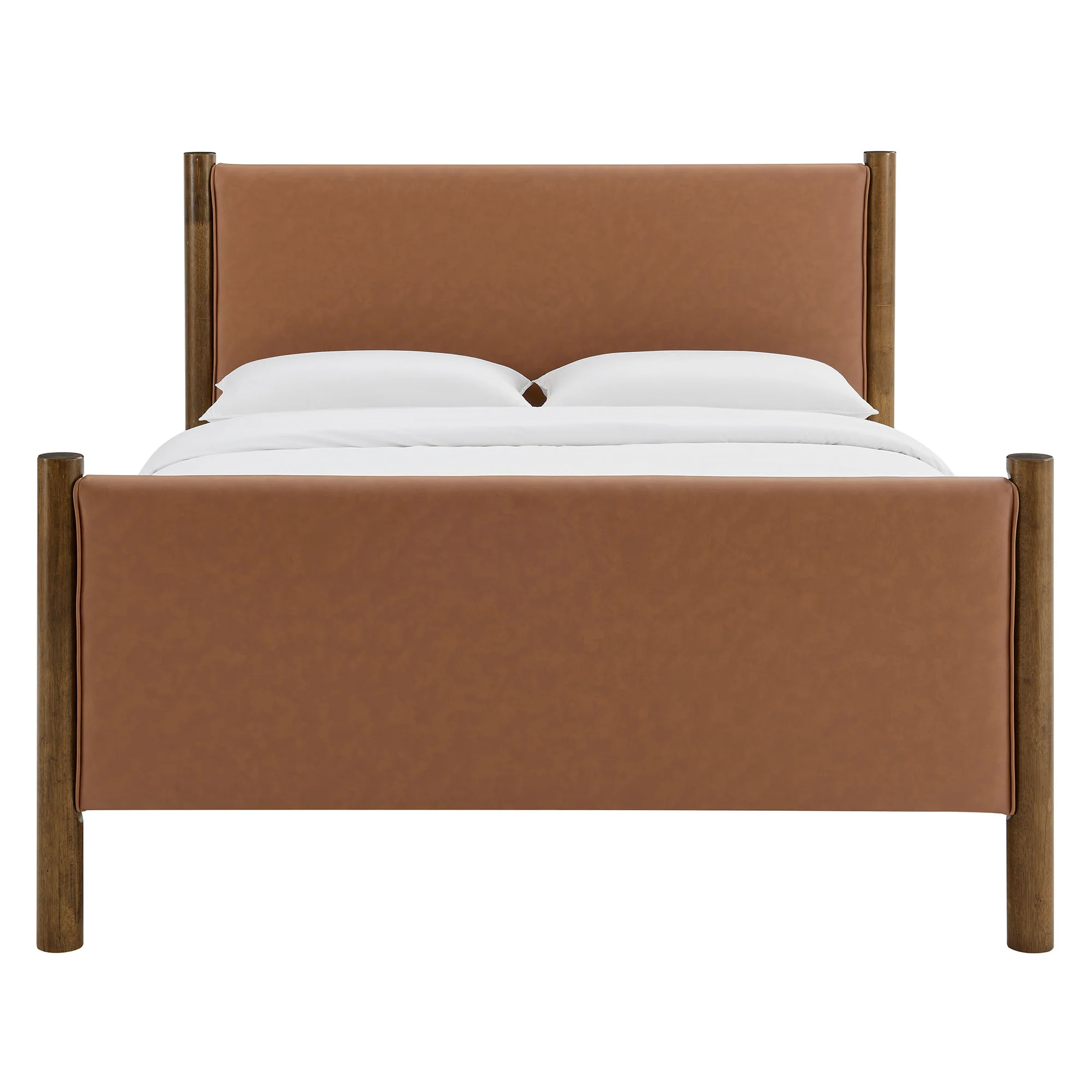 Maven Full Size Vegan Leather Upholstered Platform Bed by Modway - Image 13