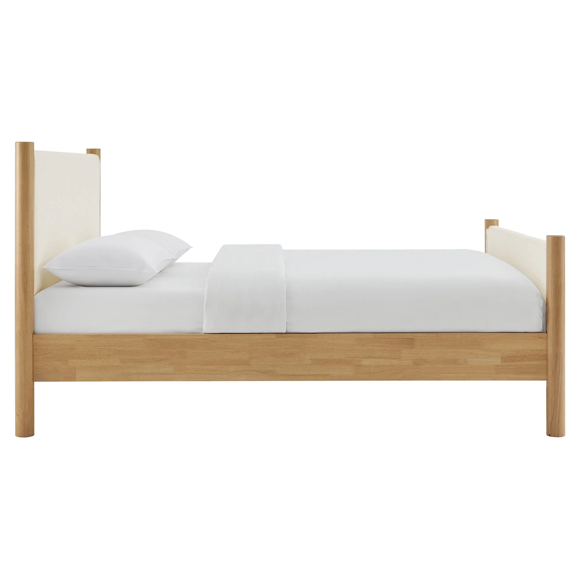 Maven King Size Boucle Upholstered Platform Bed by Modway - Image 4