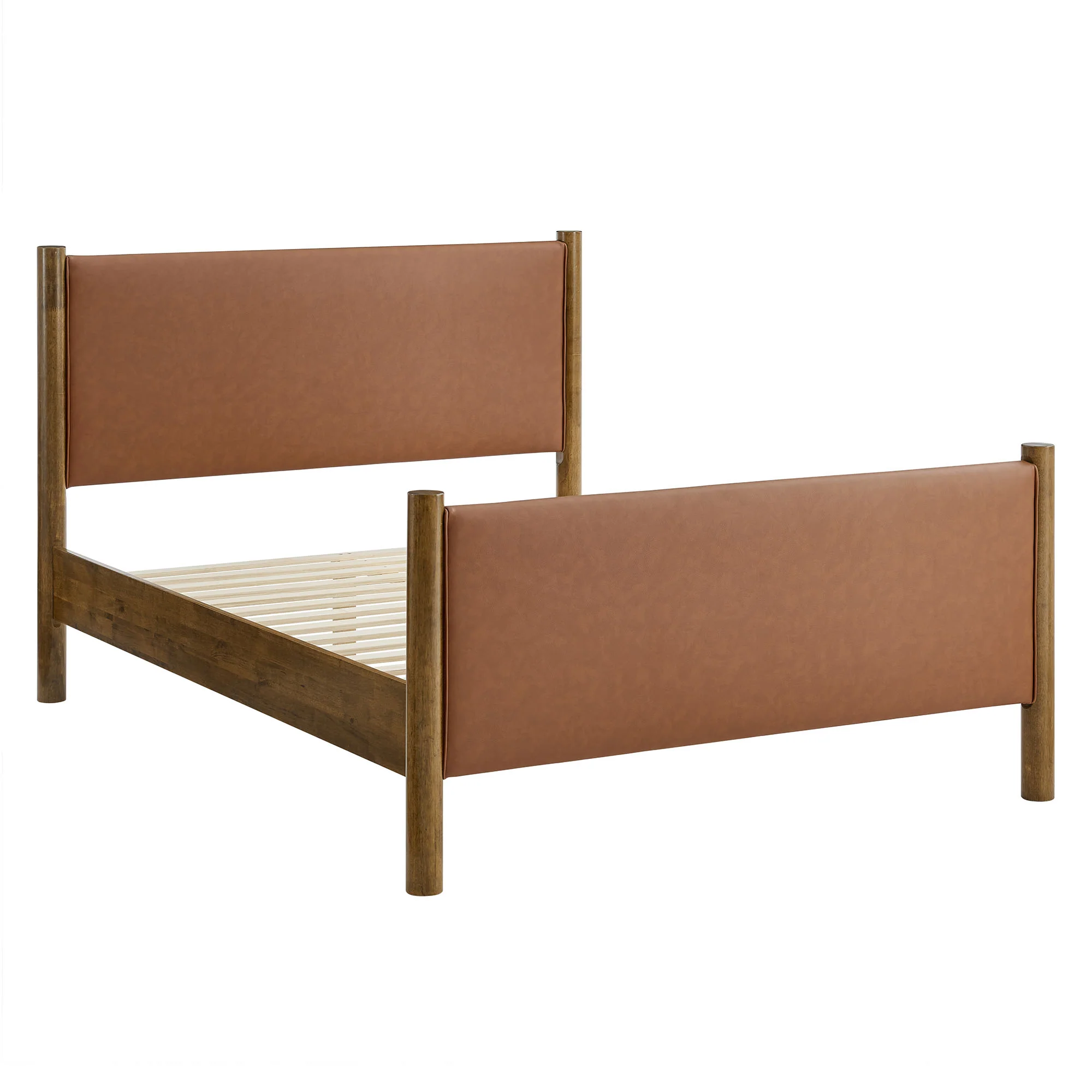 Maven King Size Vegan Leather Upholstered Platform Bed by Modway - Image 11