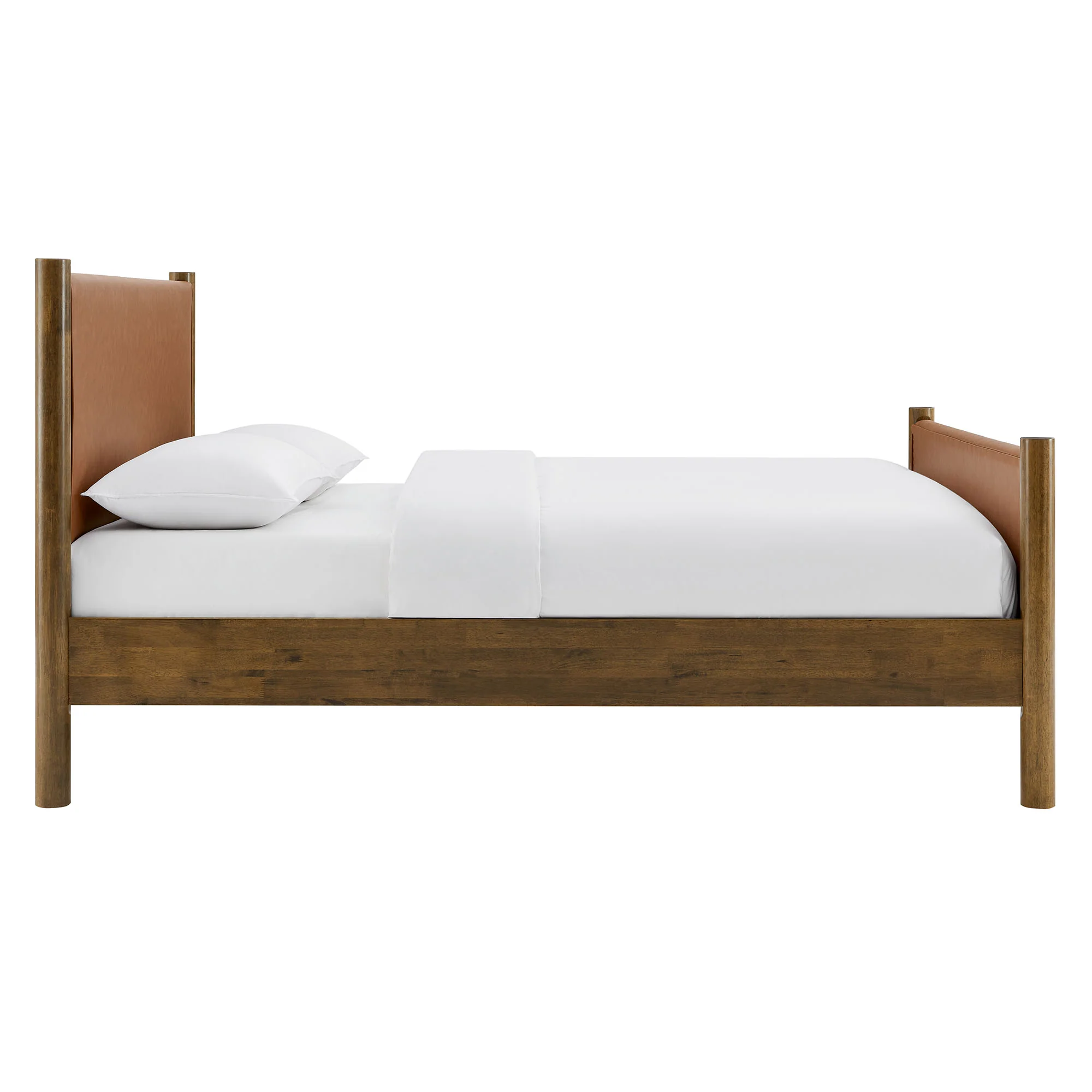Maven King Size Vegan Leather Upholstered Platform Bed by Modway - Image 12