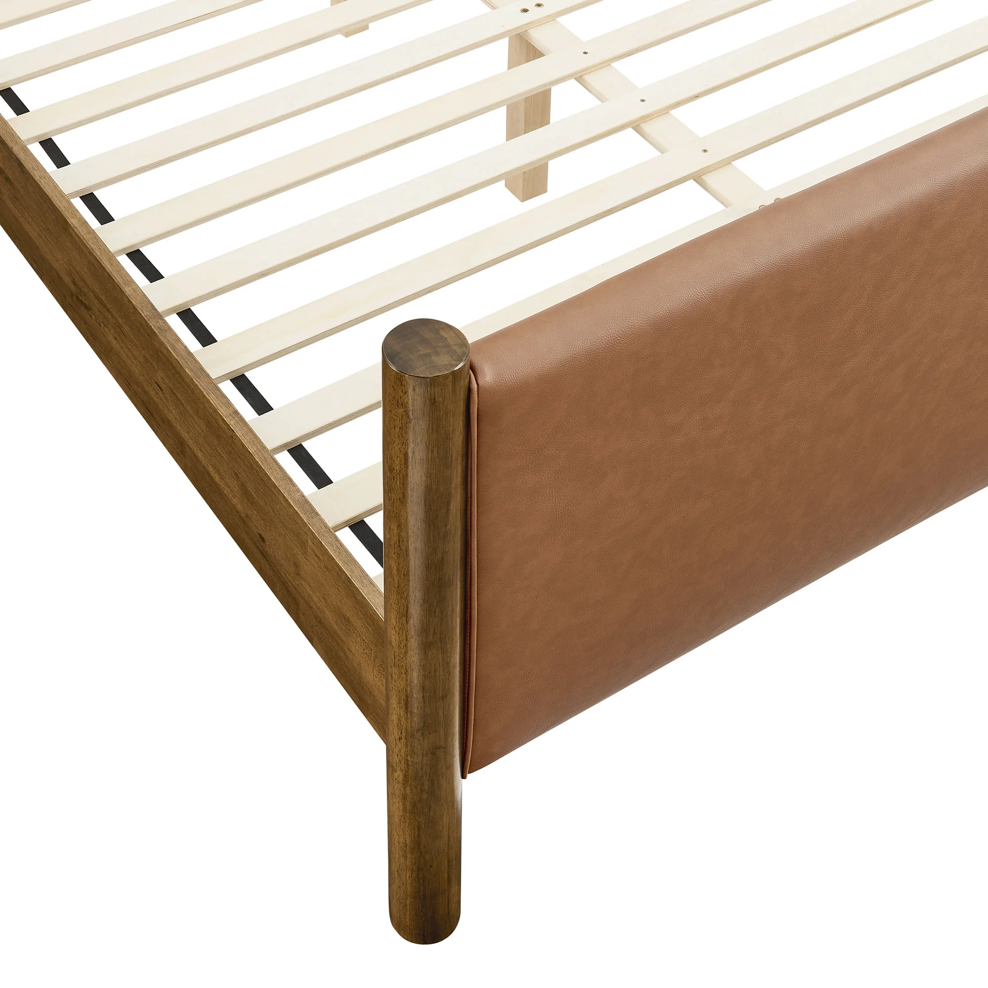 Maven King Size Vegan Leather Upholstered Platform Bed by Modway - Image 14