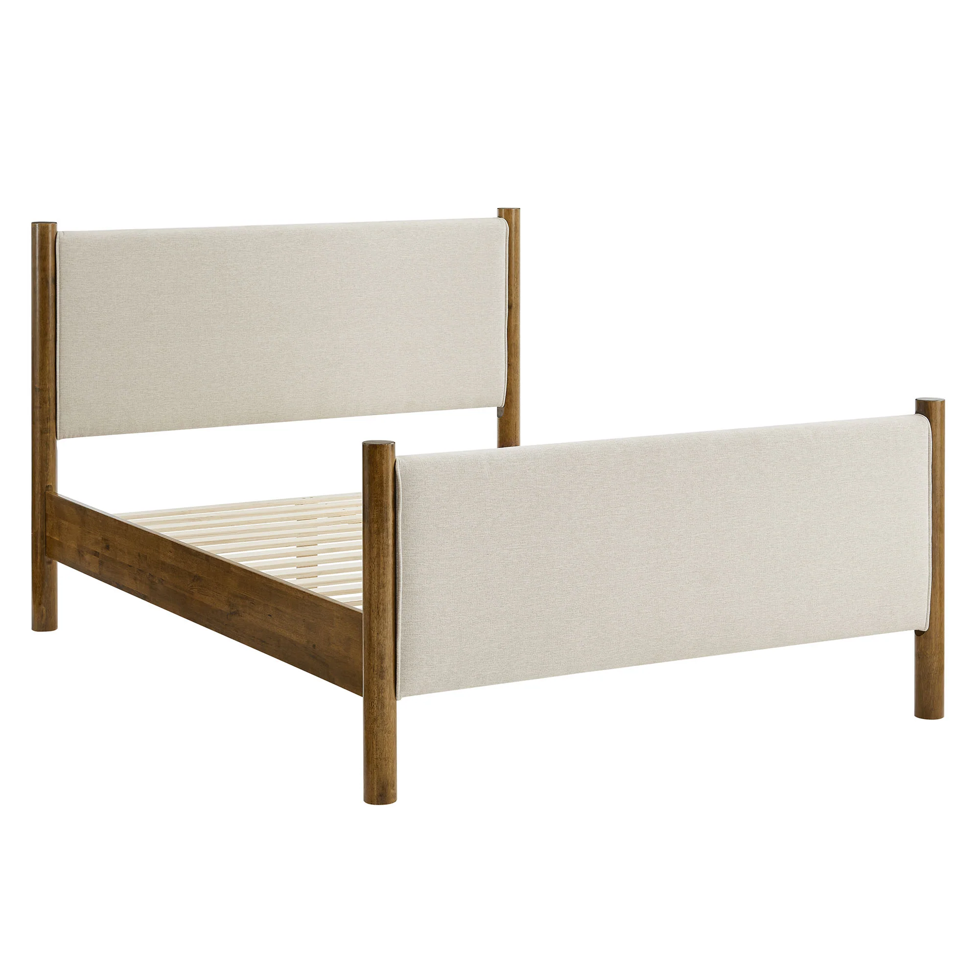 Maven Queen Size Fabric Upholstered Platform Bed by Modway - Image 11