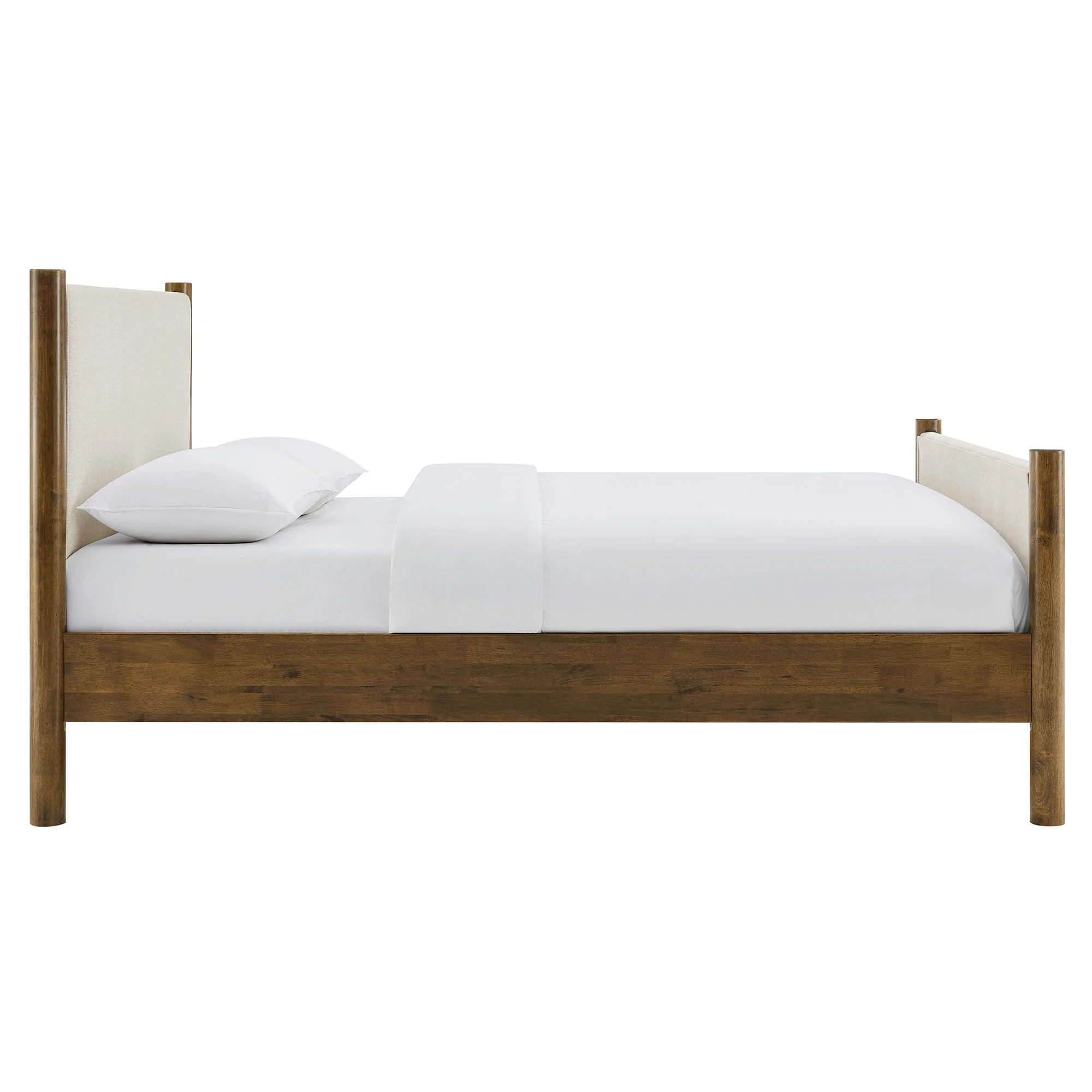 Maven Queen Size Fabric Upholstered Platform Bed by Modway - Image 12
