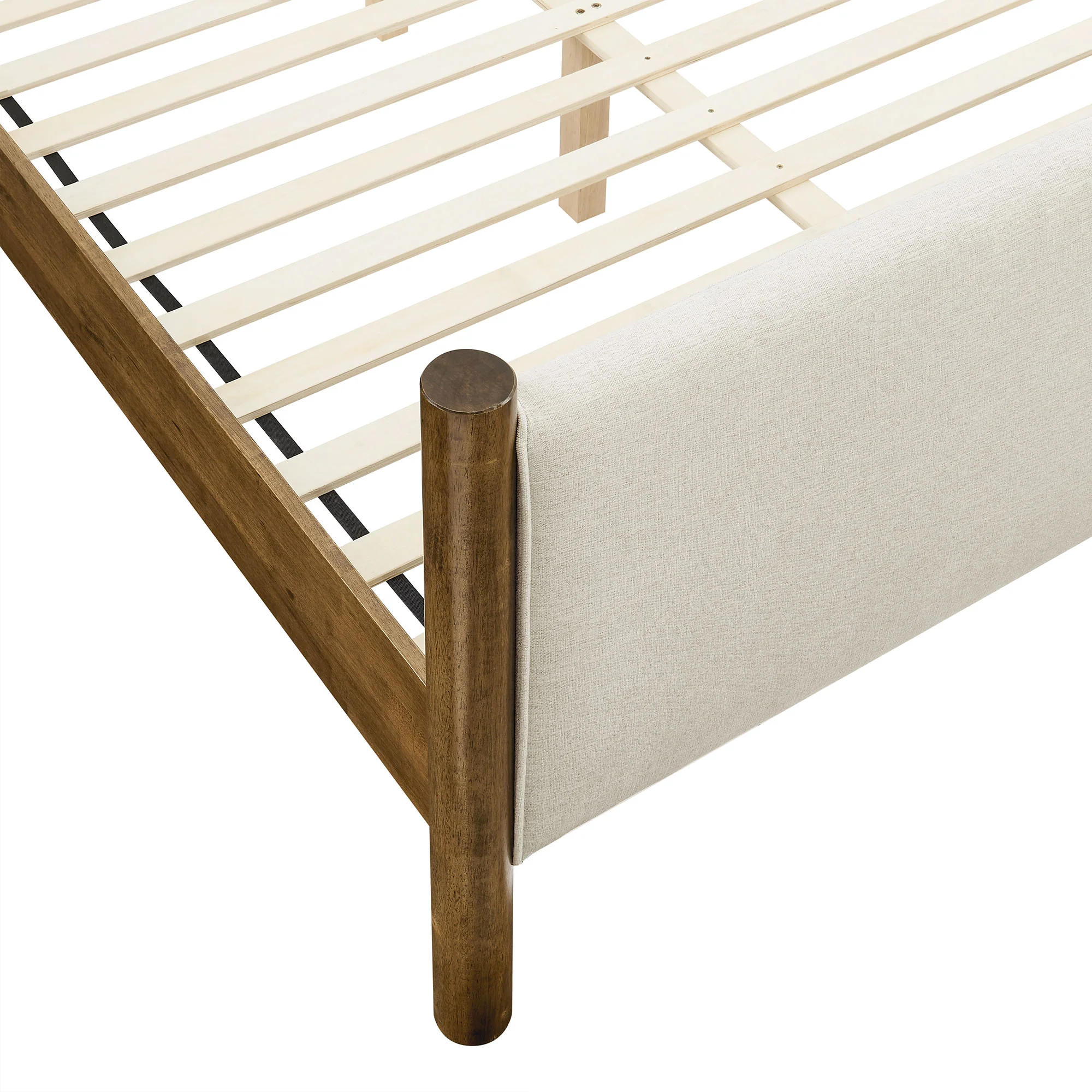Maven Queen Size Fabric Upholstered Platform Bed by Modway - Image 14