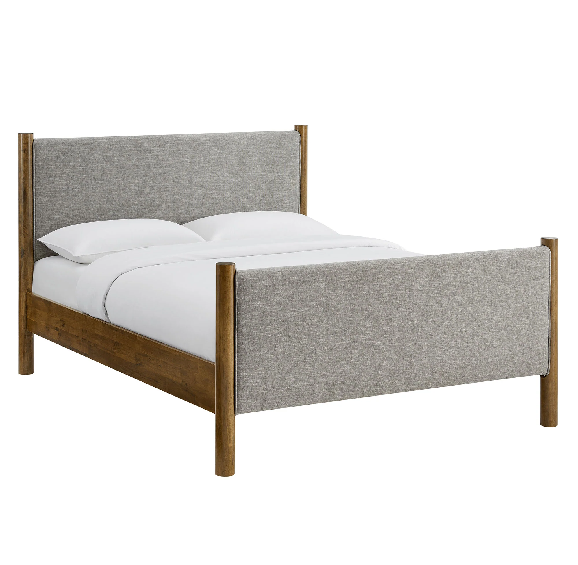 Maven Queen Size Fabric Upholstered Platform Bed by Modway - Image 28