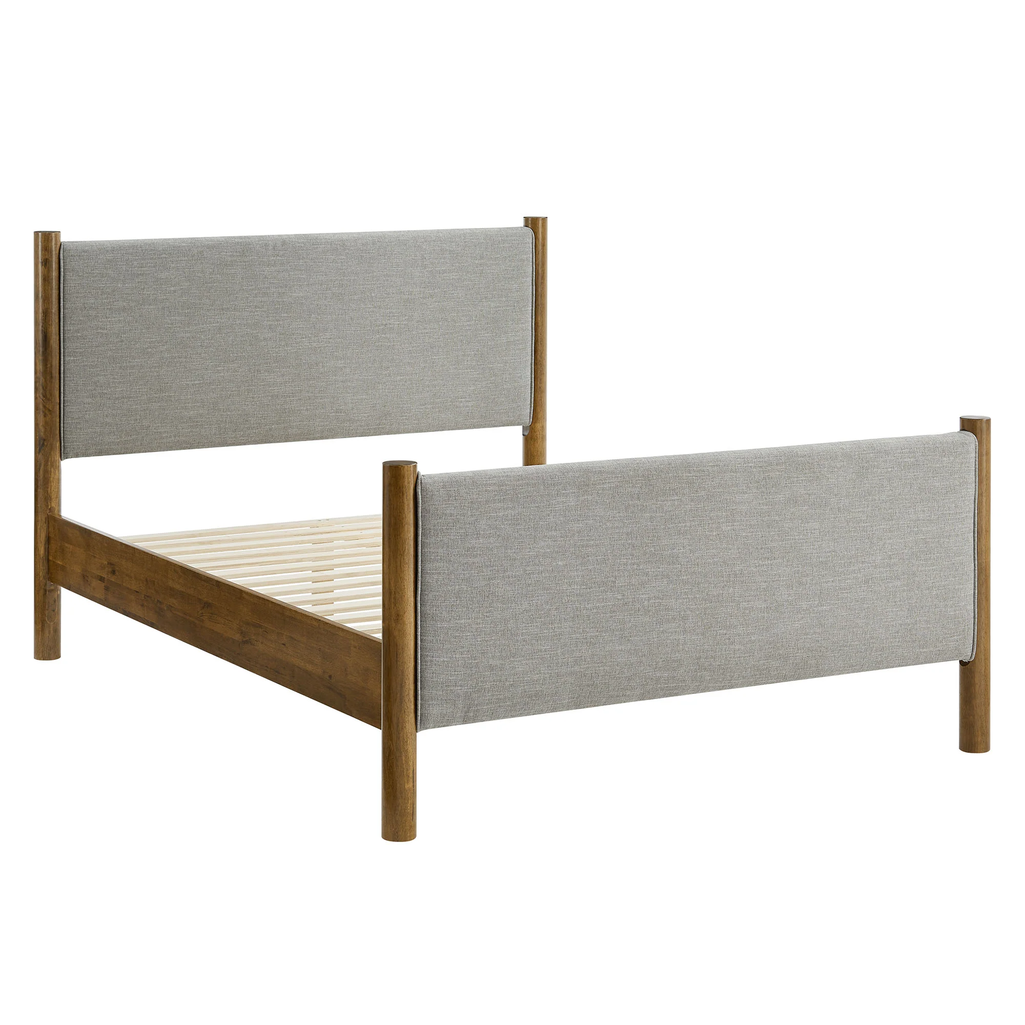 Maven Queen Size Fabric Upholstered Platform Bed by Modway - Image 29