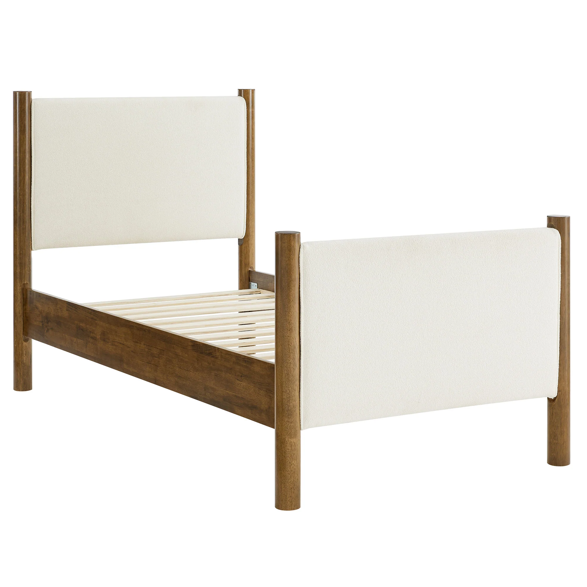 Maven Twin Size Boucle Upholstered Platform Bed by Modway - Image 11