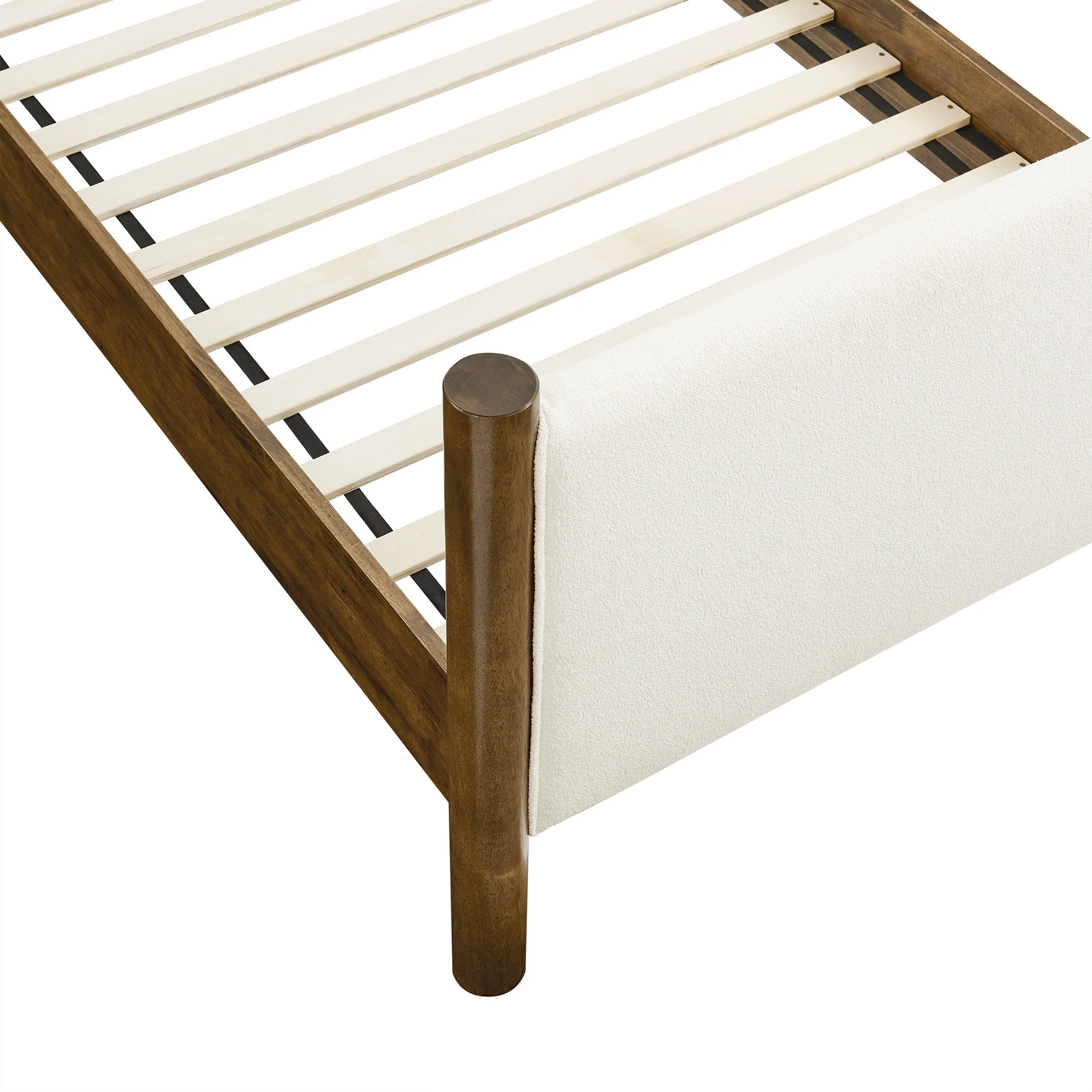 Maven Twin Size Boucle Upholstered Platform Bed by Modway - Image 14