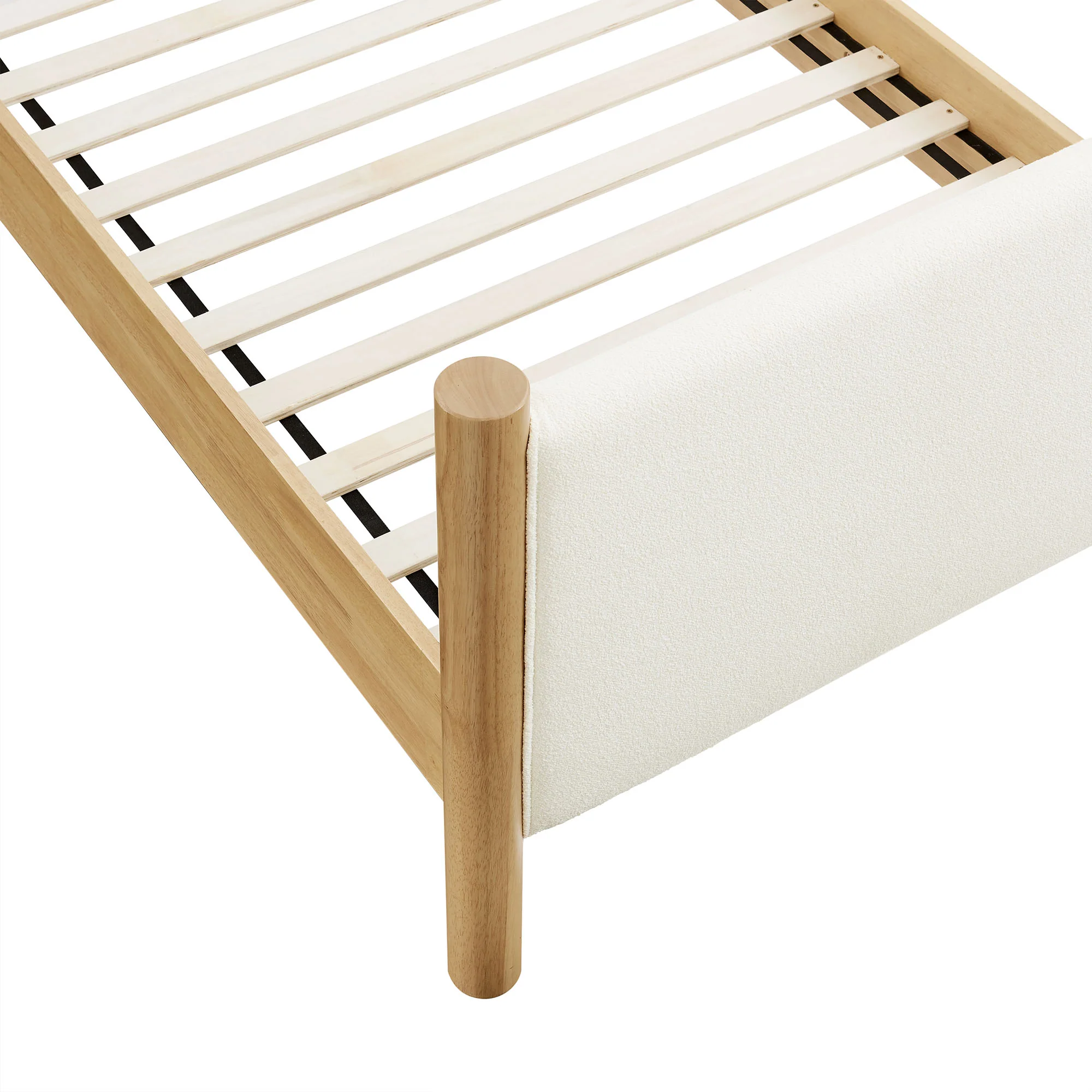 Maven Twin Size Boucle Upholstered Platform Bed by Modway - Image 6