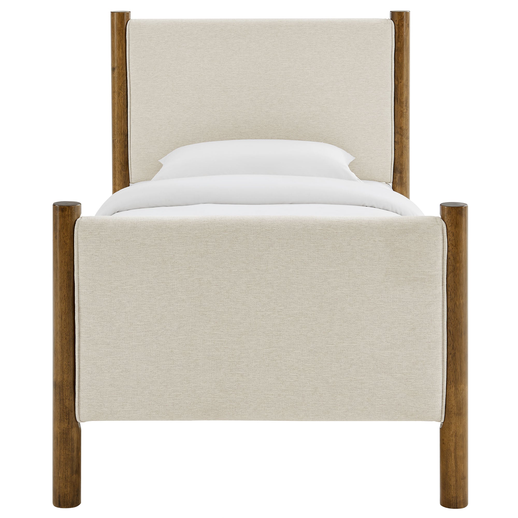 Maven Twin Size Fabric Upholstered Platform Bed by Modway - Image 13