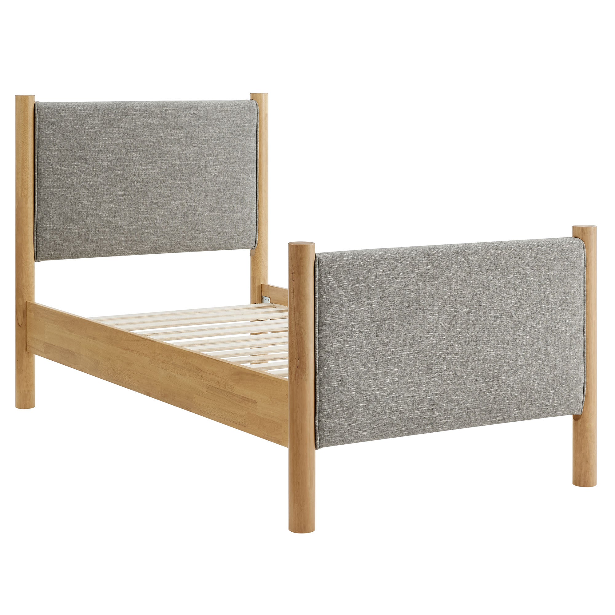 Maven Twin Size Fabric Upholstered Platform Bed by Modway - Image 20