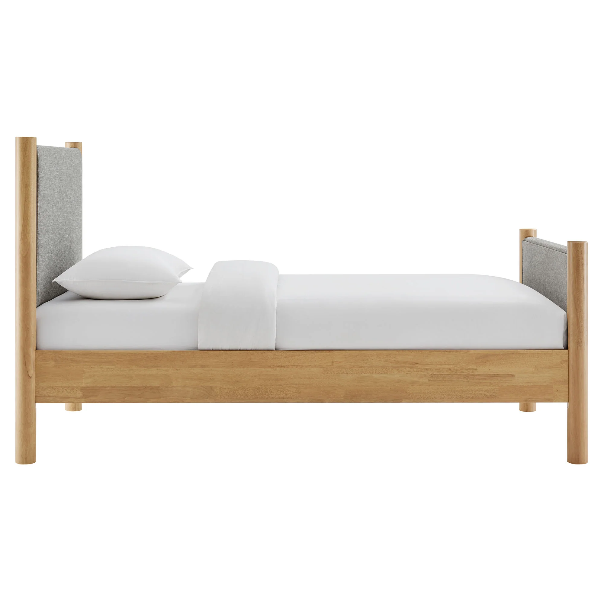Maven Twin Size Fabric Upholstered Platform Bed by Modway - Image 21