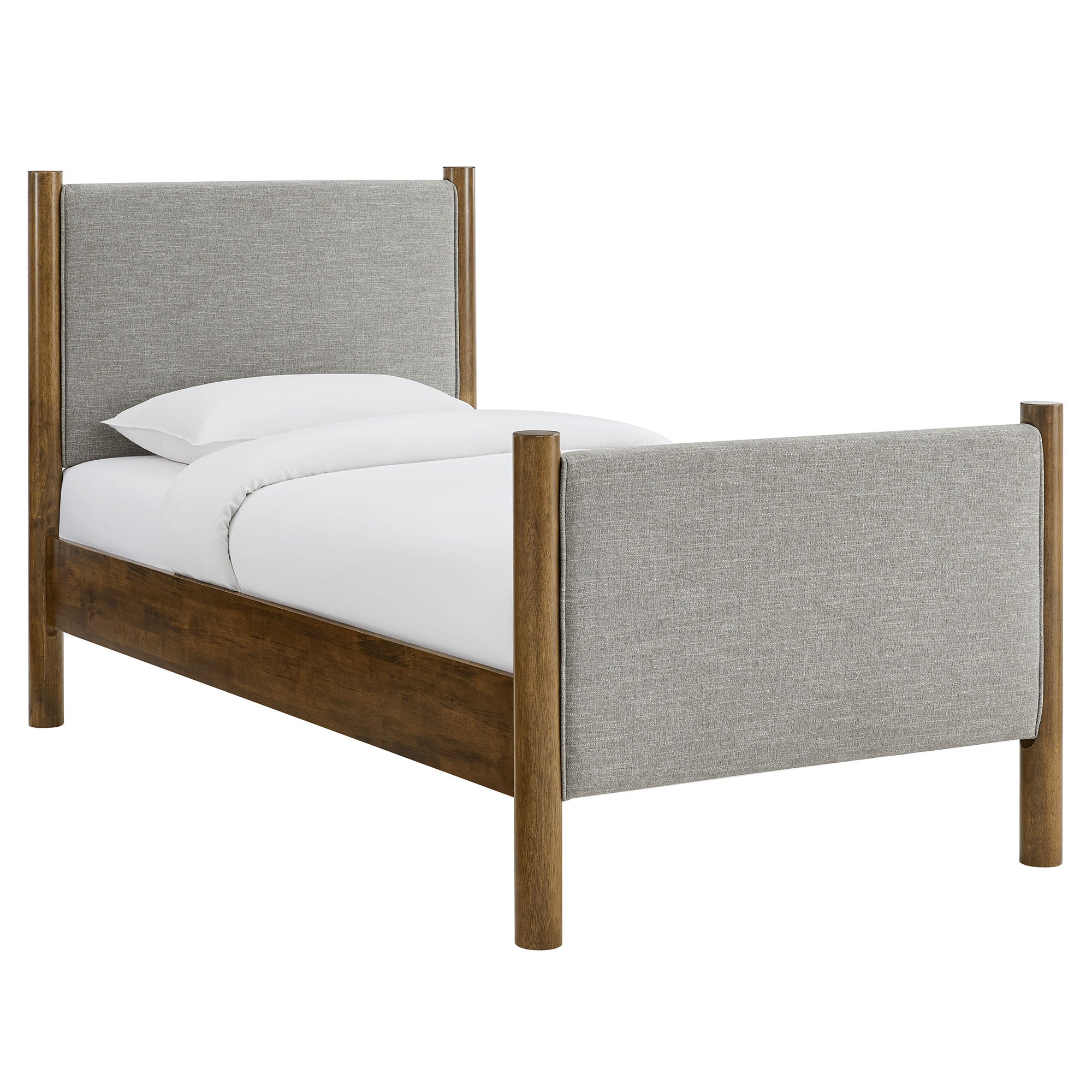 Maven Twin Size Fabric Upholstered Platform Bed by Modway - Image 28