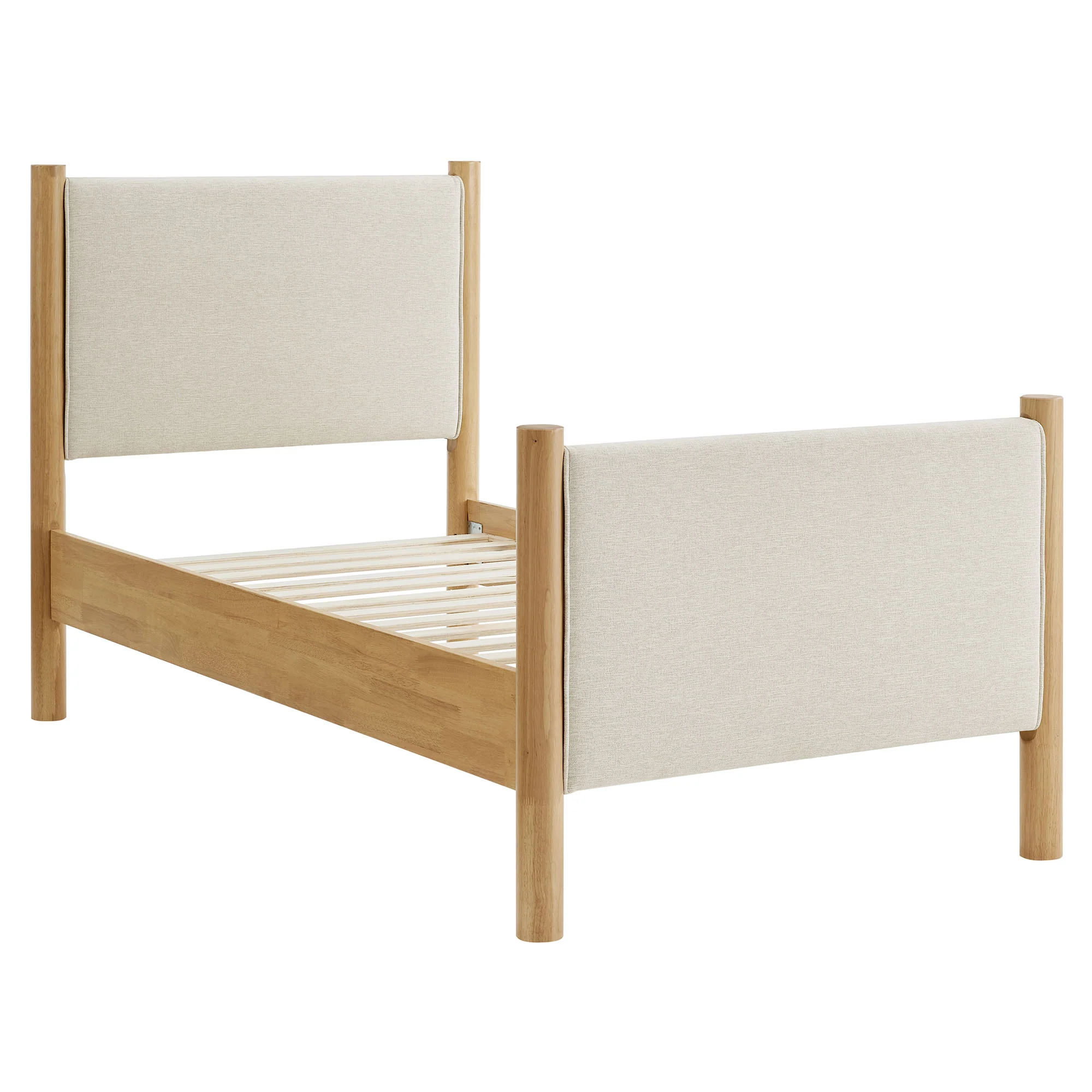 Maven Twin Size Fabric Upholstered Platform Bed by Modway - Image 3