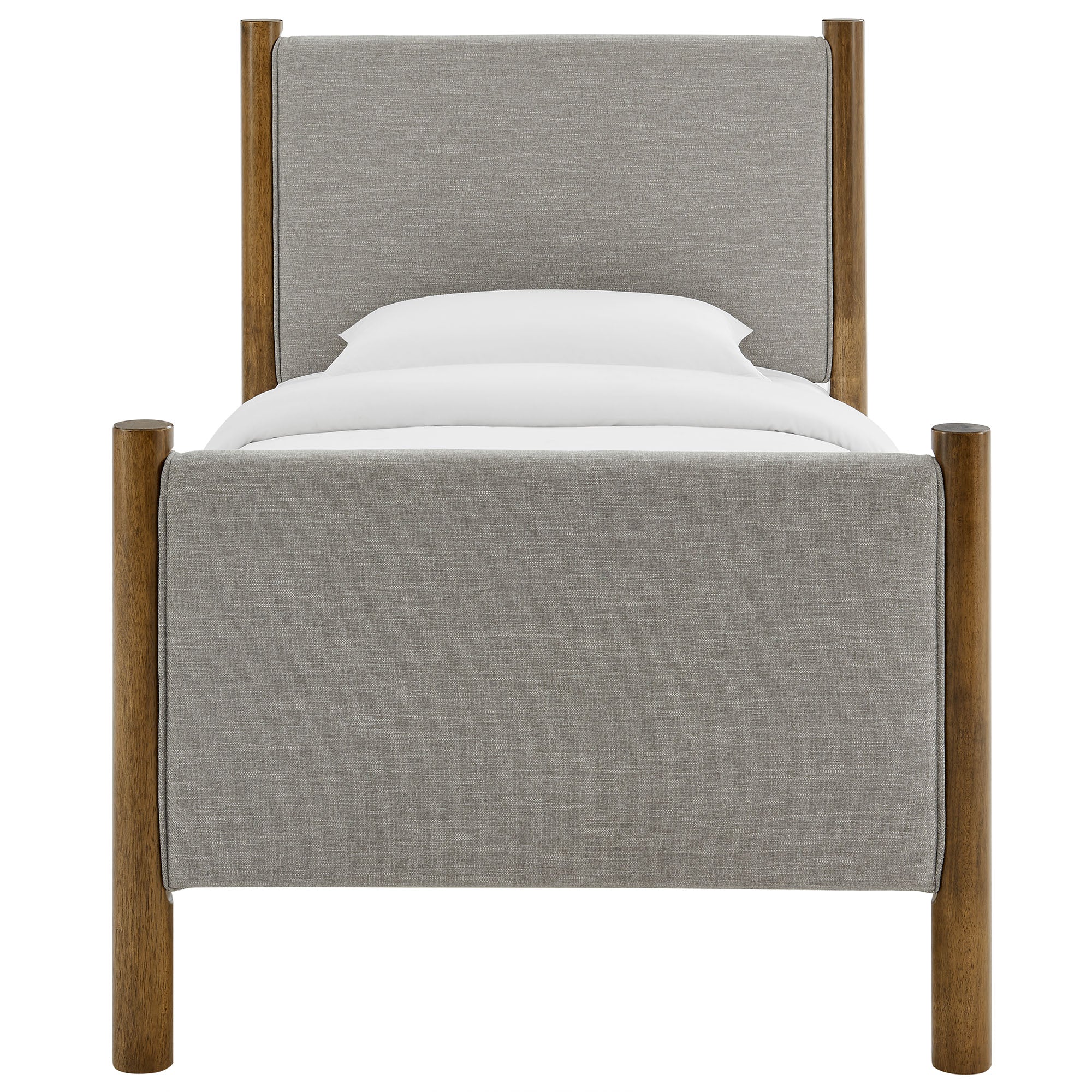 Maven Twin Size Fabric Upholstered Platform Bed by Modway - Image 31