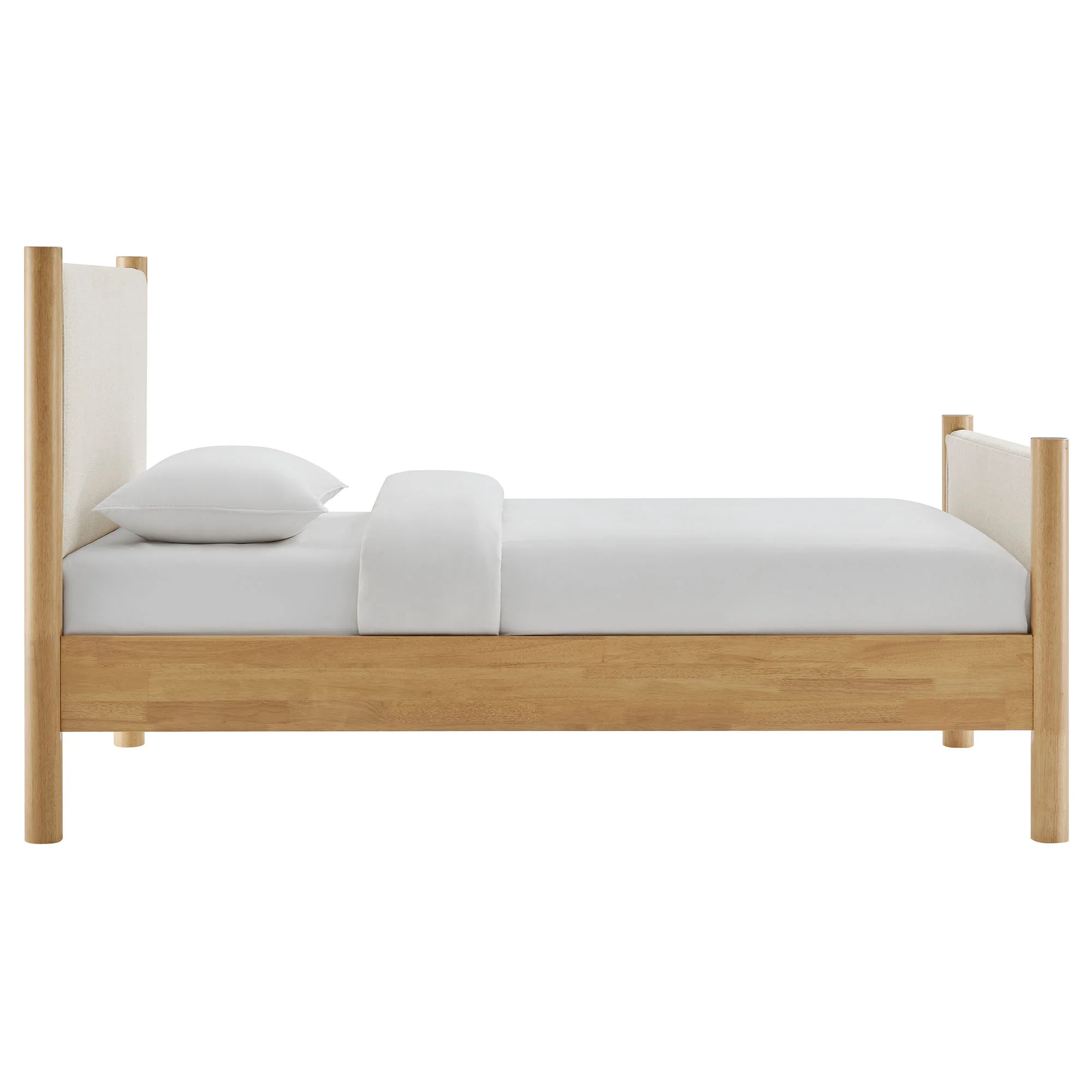 Maven Twin Size Fabric Upholstered Platform Bed by Modway - Image 4