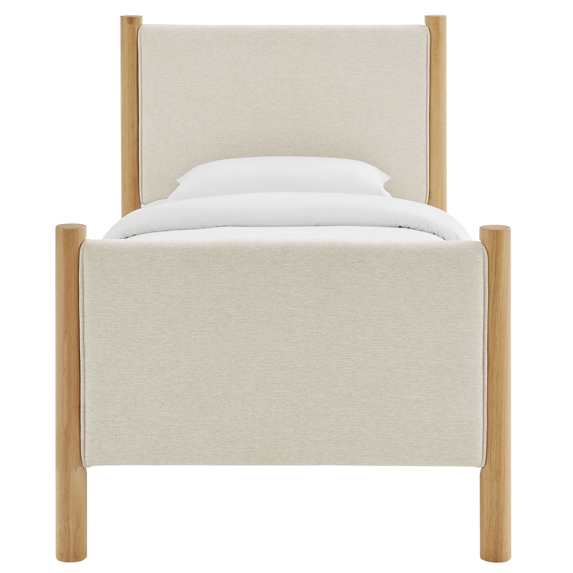 Maven Twin Size Fabric Upholstered Platform Bed by Modway - Image 5