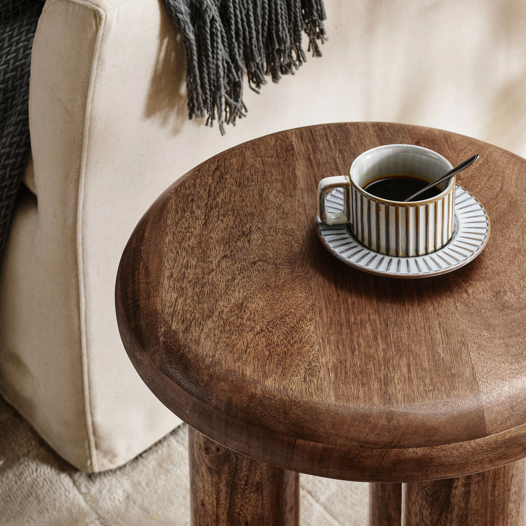 Mavina Mango Wood Side Table by Modway - Image 11