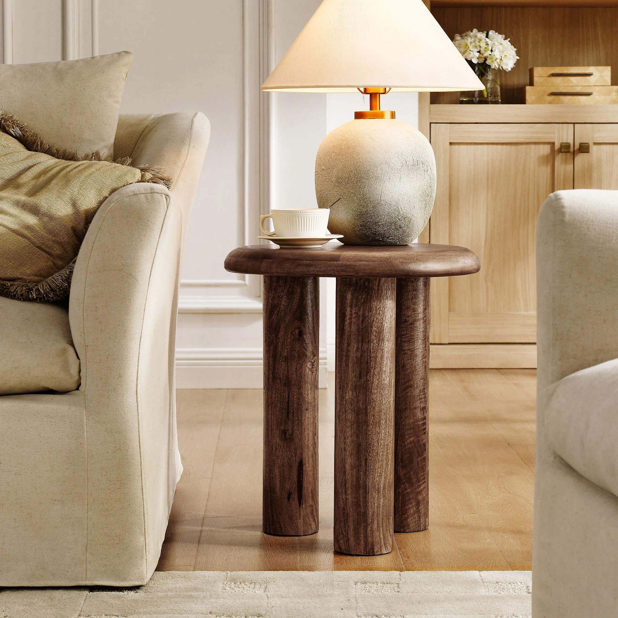 Mavina Mango Wood Side Table by Modway - Image 12